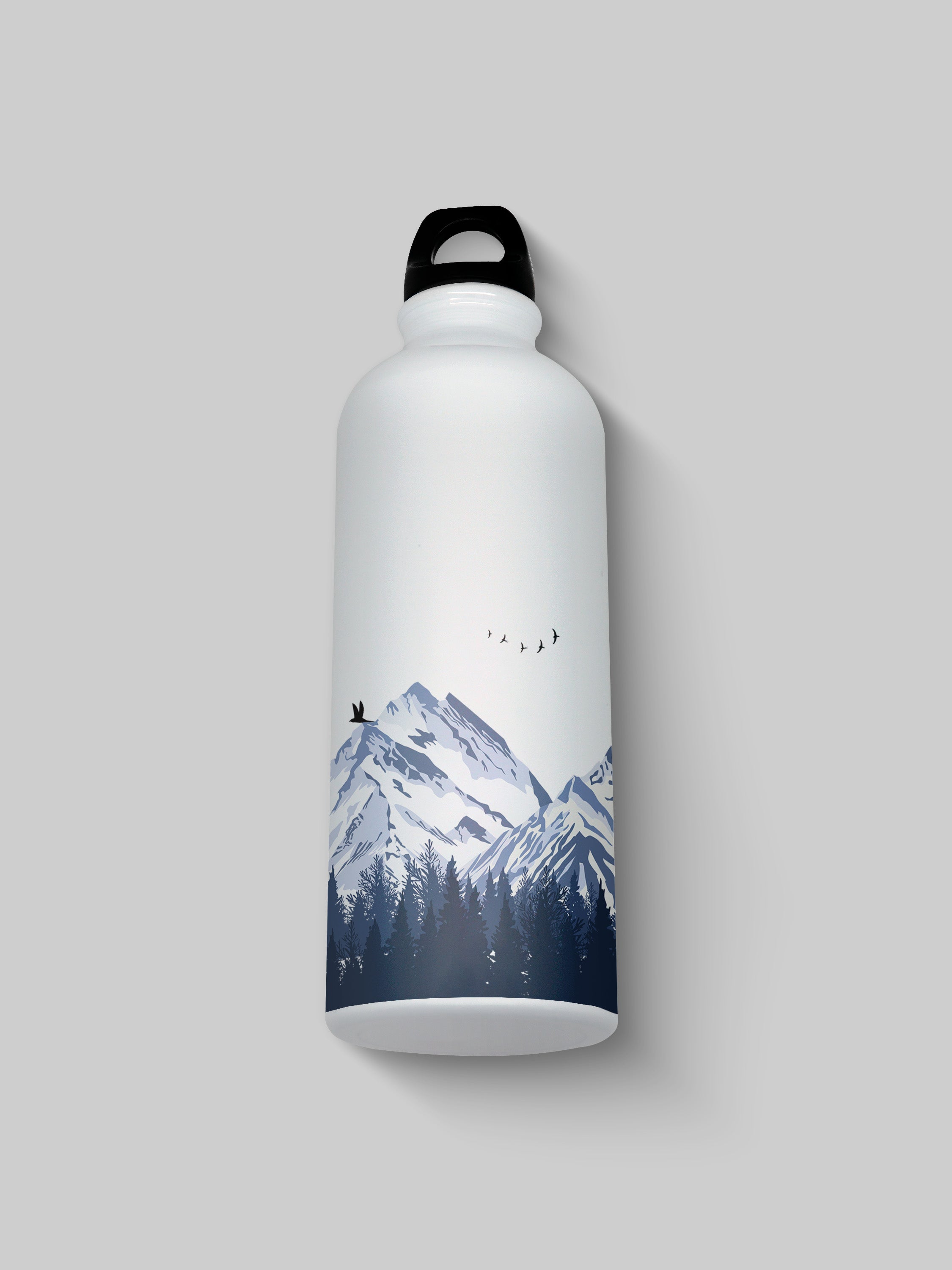 Mountain View Graphic Metal Bottle