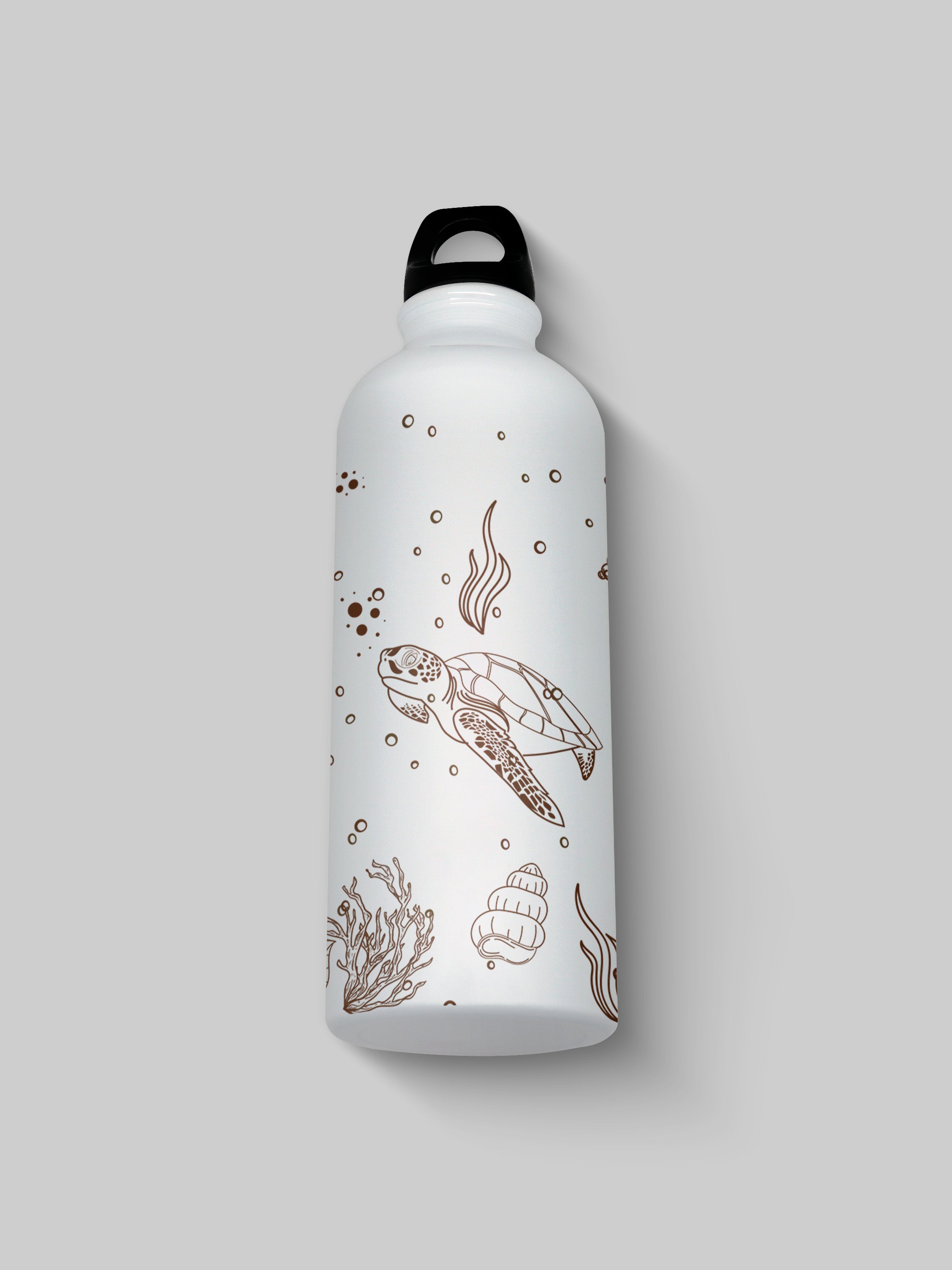 Underwater Pattern Graphic Metal Bottle