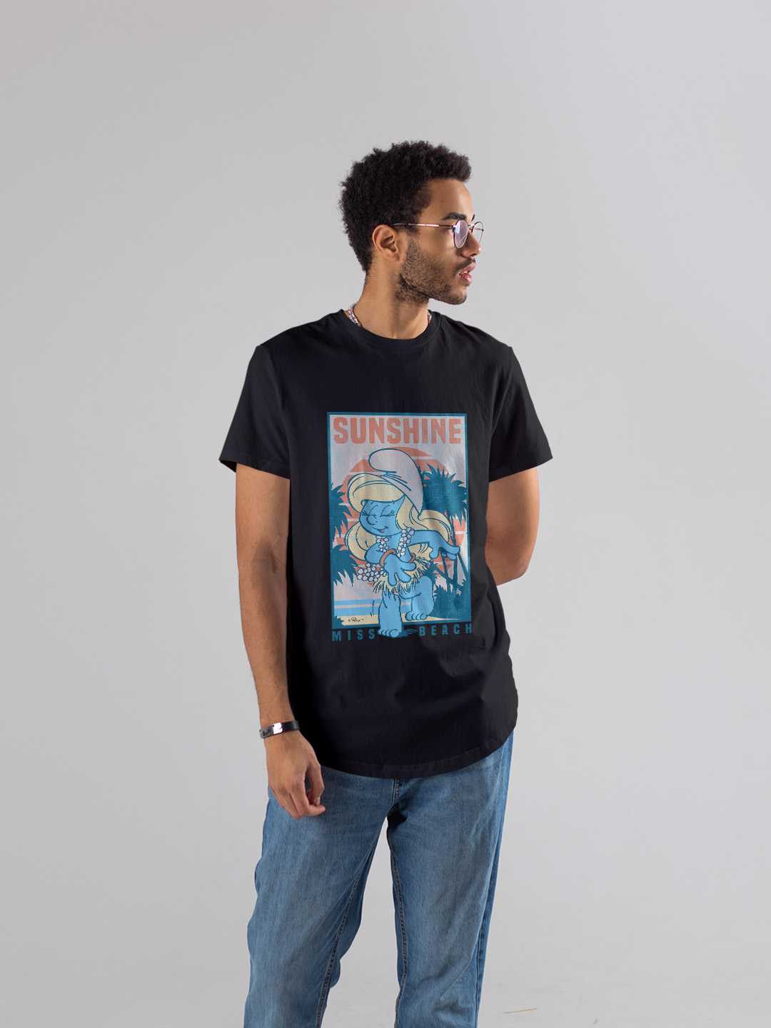 Miss Beach Sunshine Regular Graphic Tee