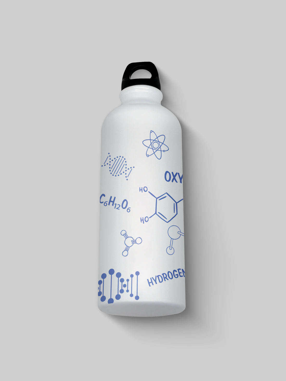 H2O Pattern Graphic Metal Bottle