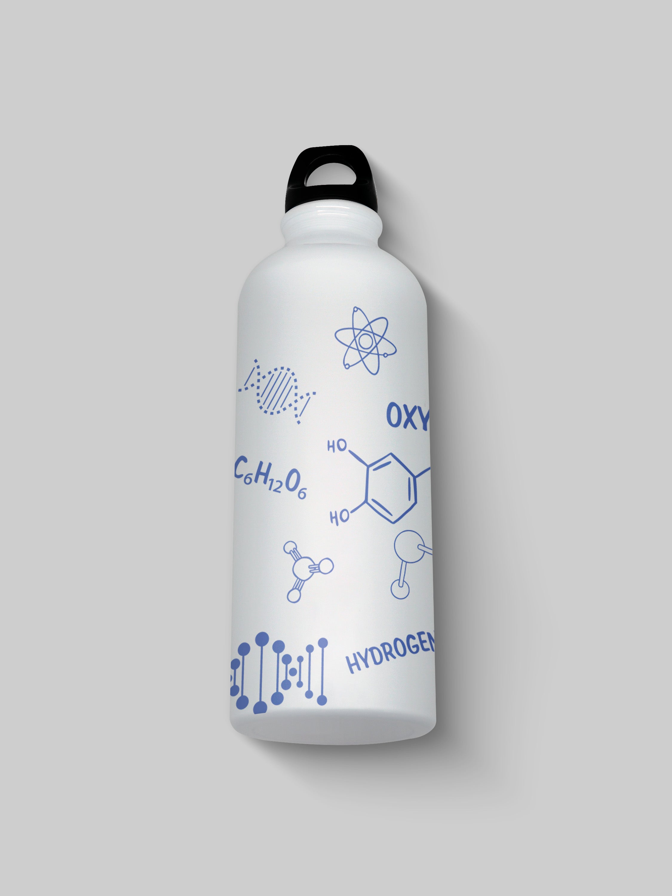 H2O Pattern Graphic Metal Bottle