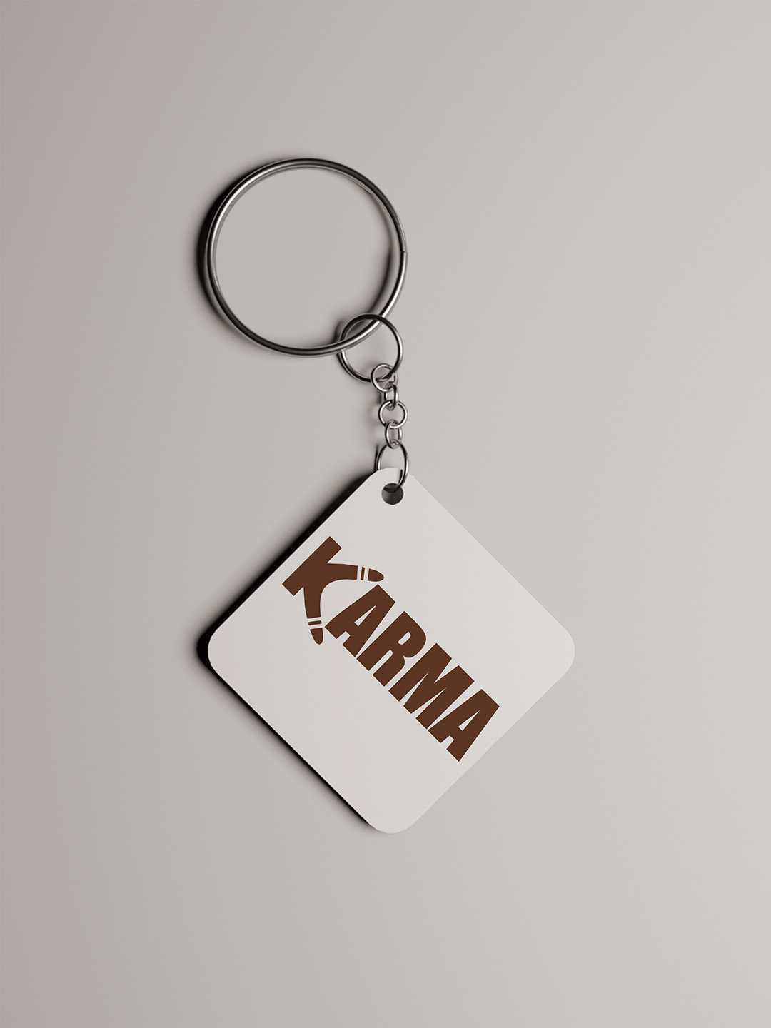 Karma Graphic Keychain