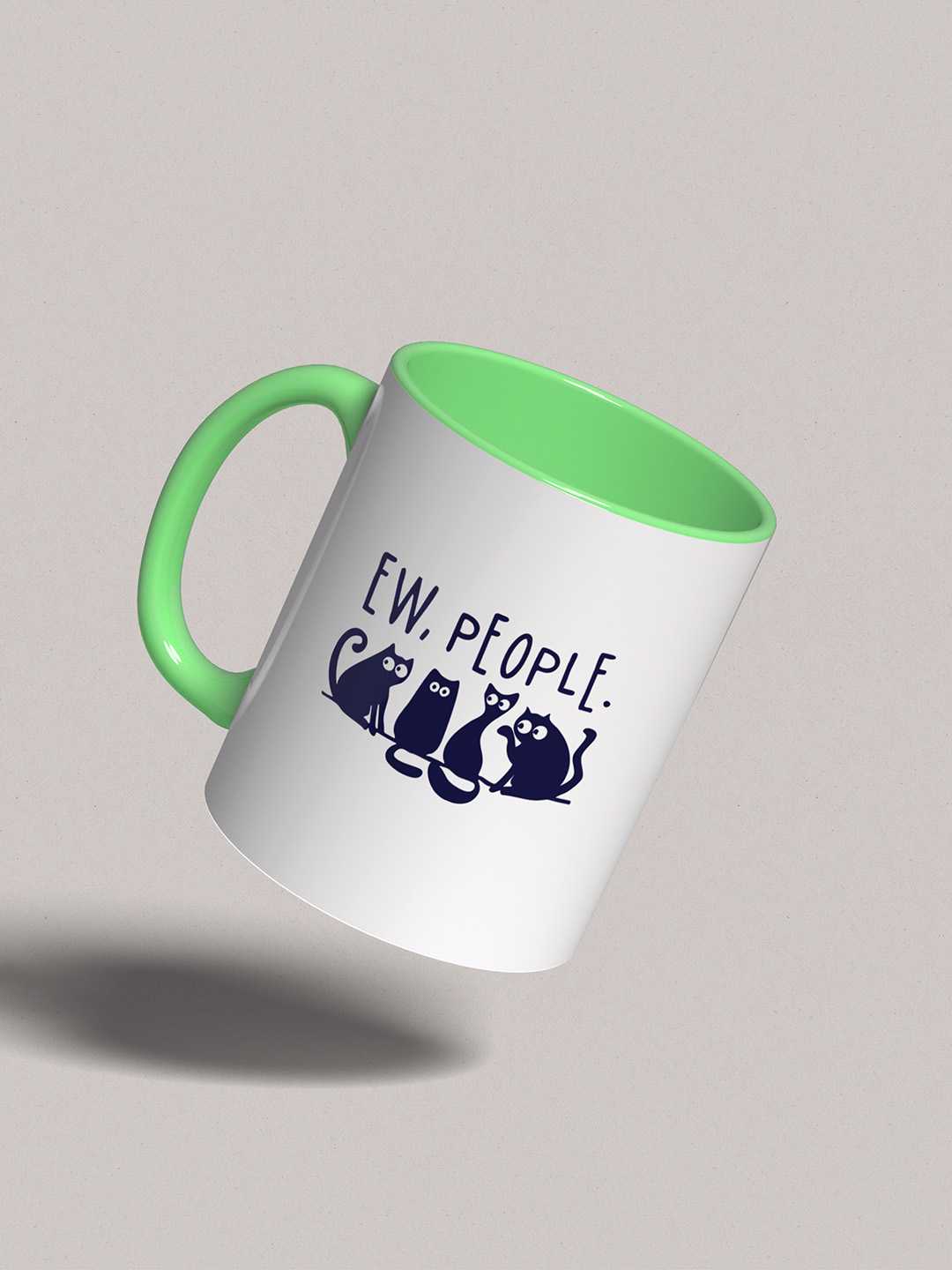 Ew People Graphic Printed Ceramic Mug