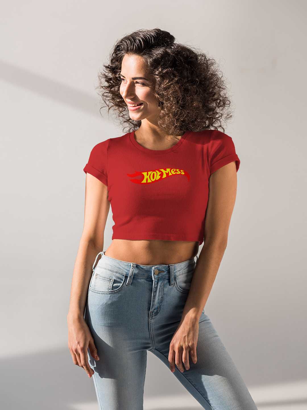 Hot Mess Graphic Baby Tee