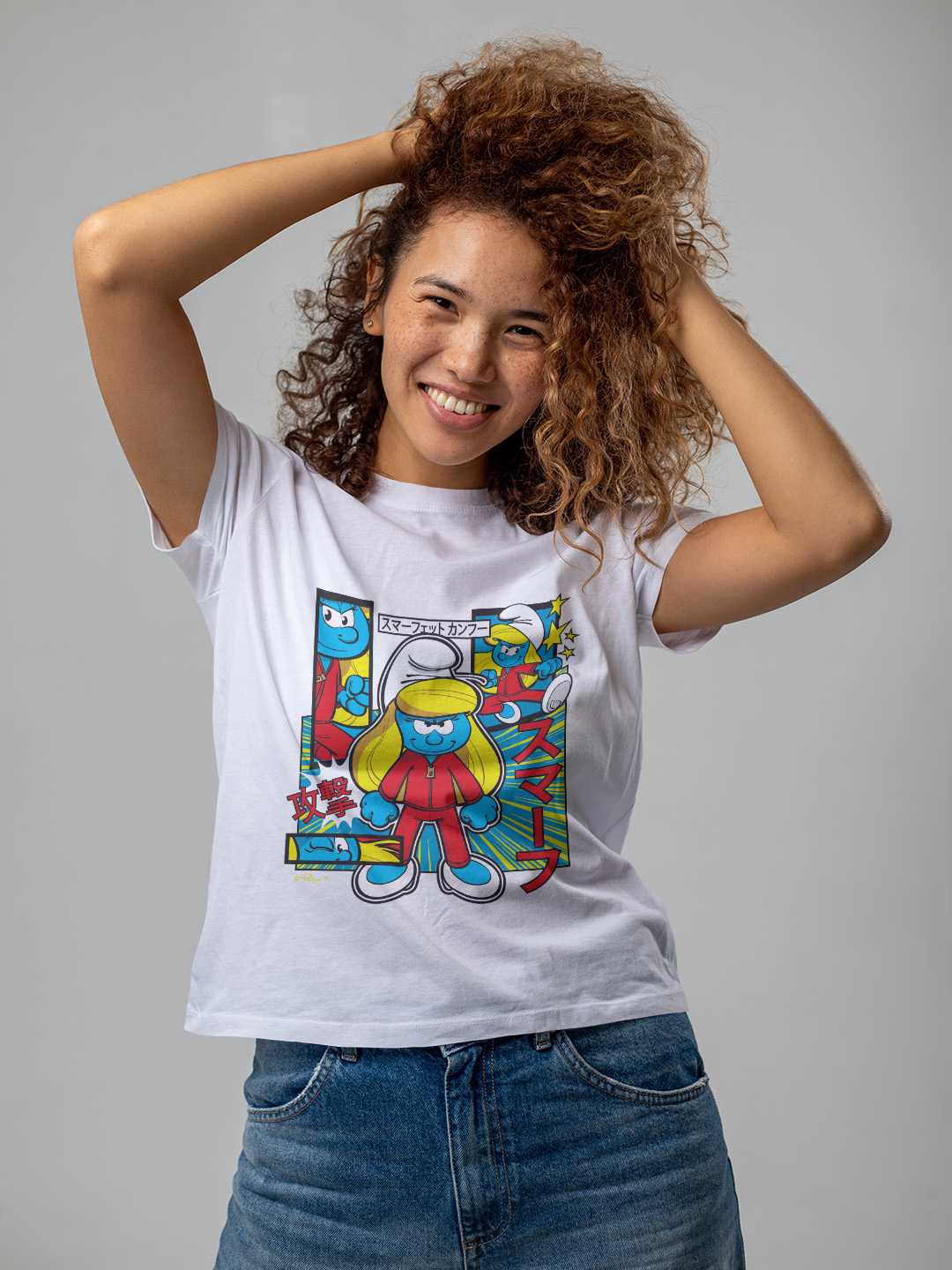 Smurfette Cute Kung Fu Unisex Regular Tee