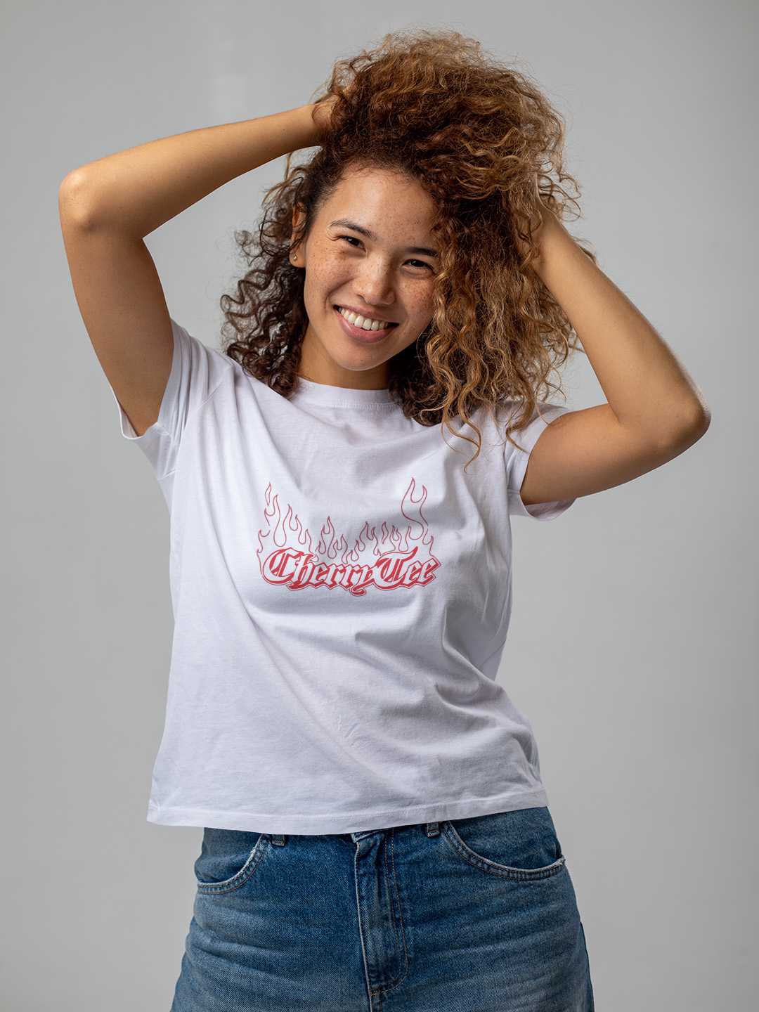 Flame Cherry Graphic Tee