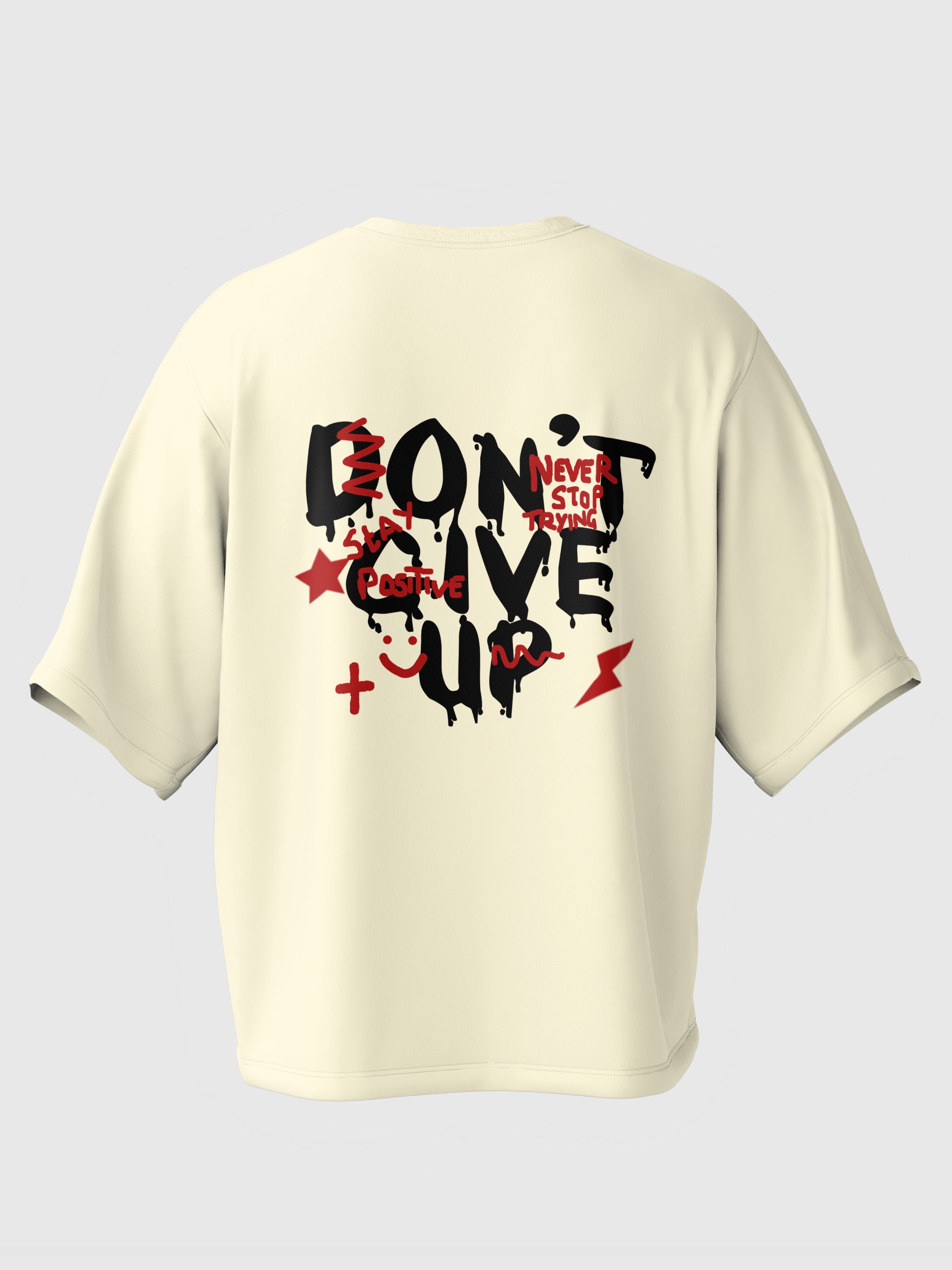 Don't Give Up Oversized Tee