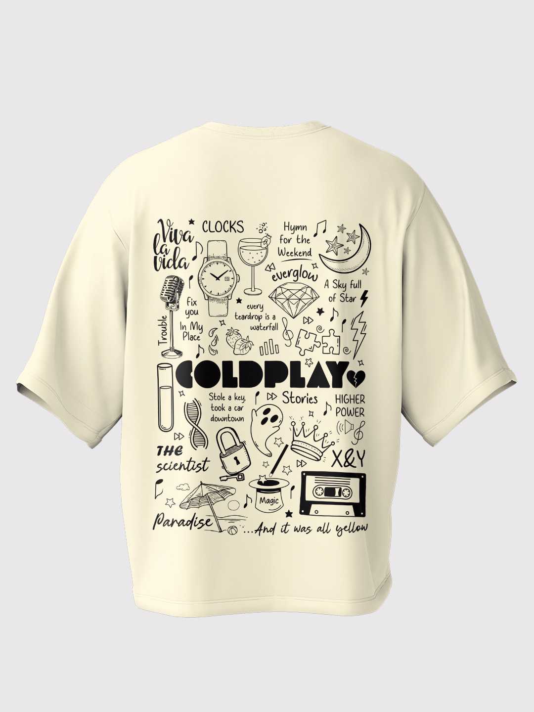 Coldplay Oversized Unisex Tee