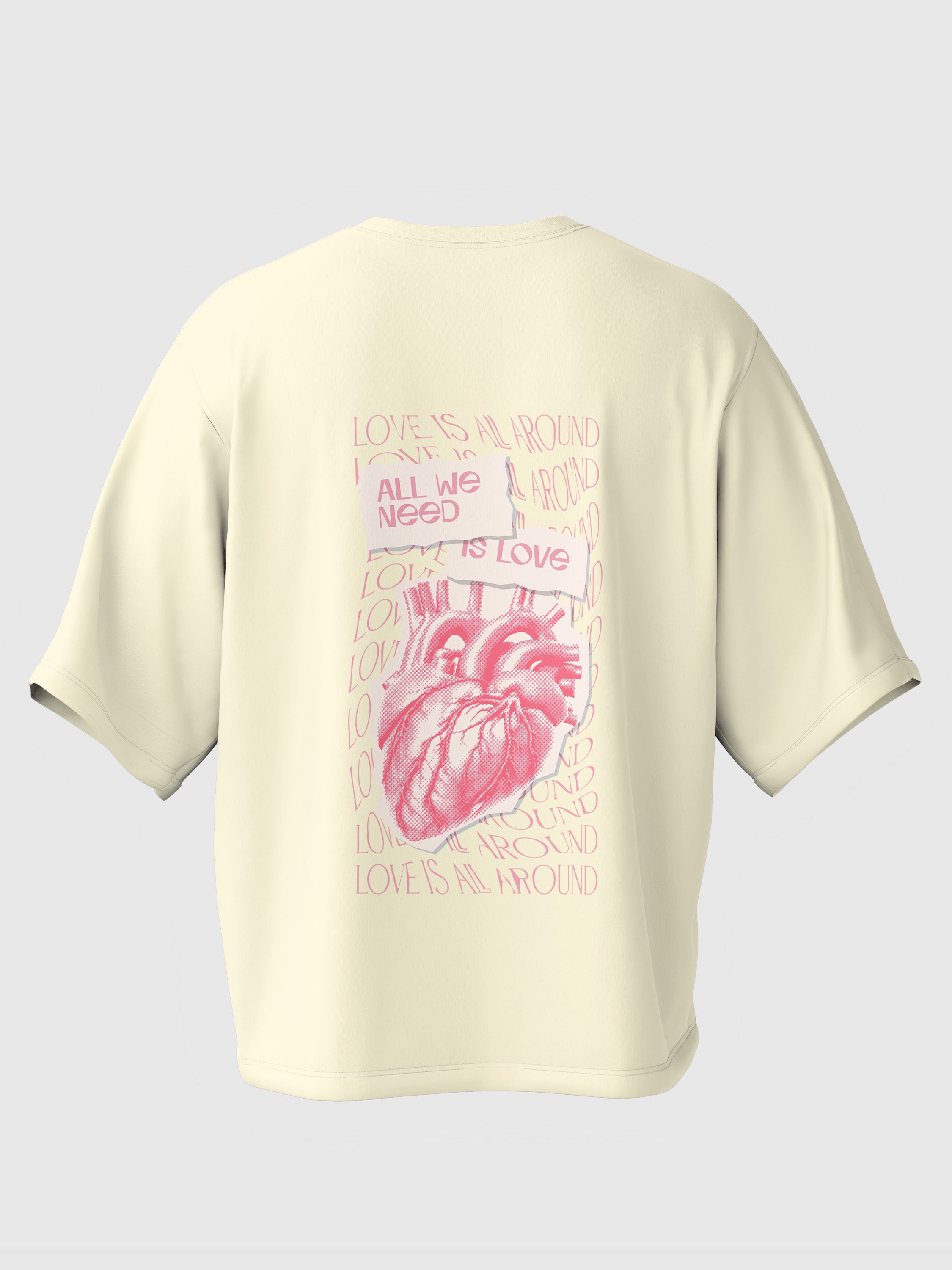 Love is all we need Oversized Tee
