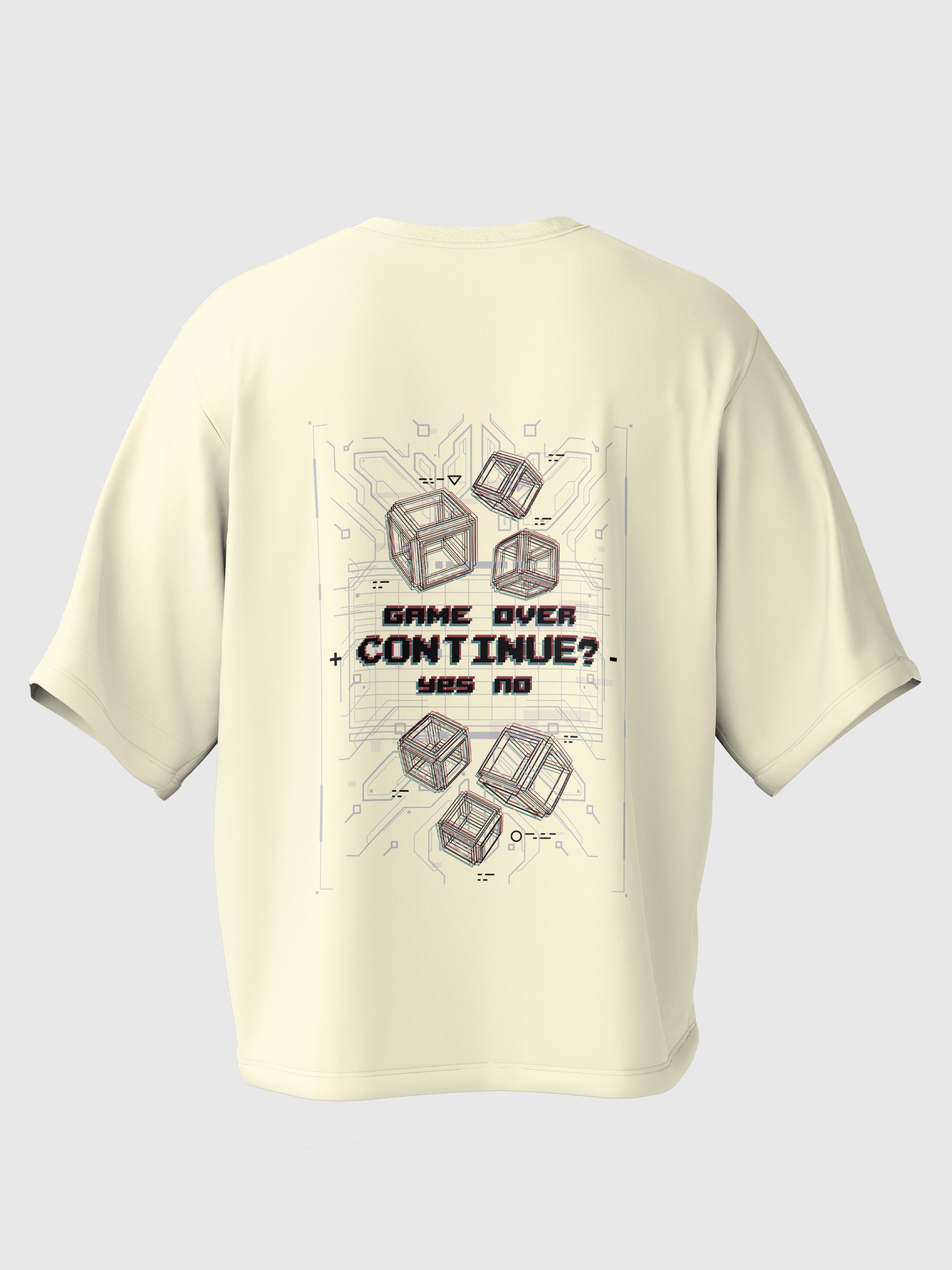Game Mode On Oversized Tee