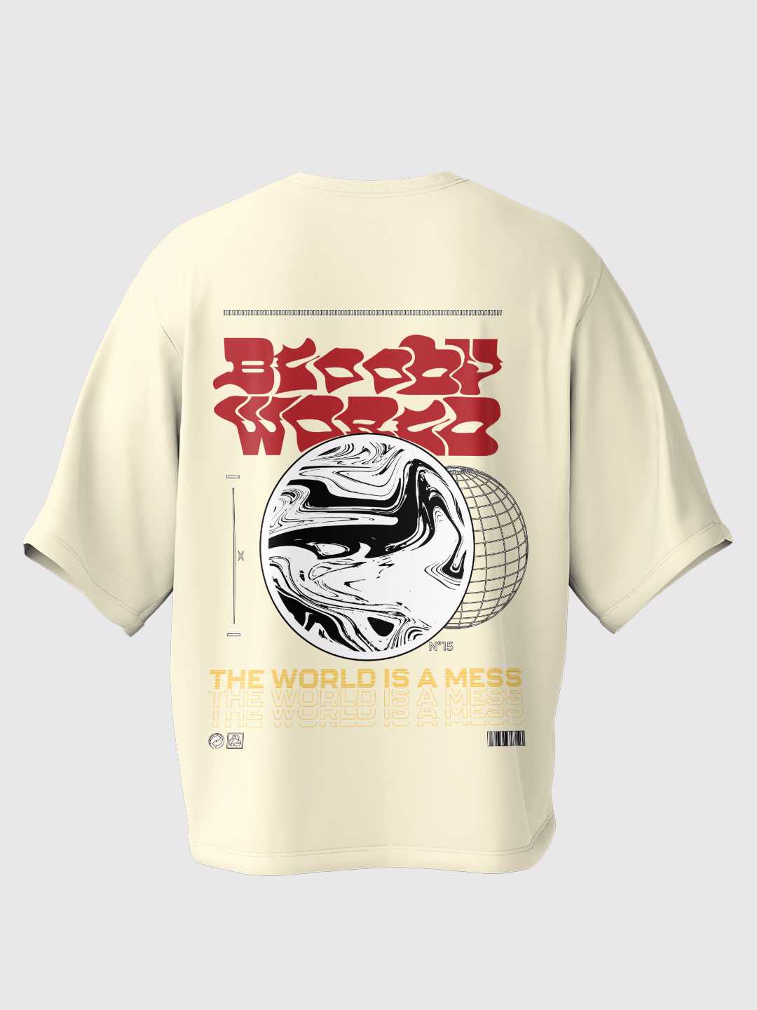 Bloody World Oversized Tee