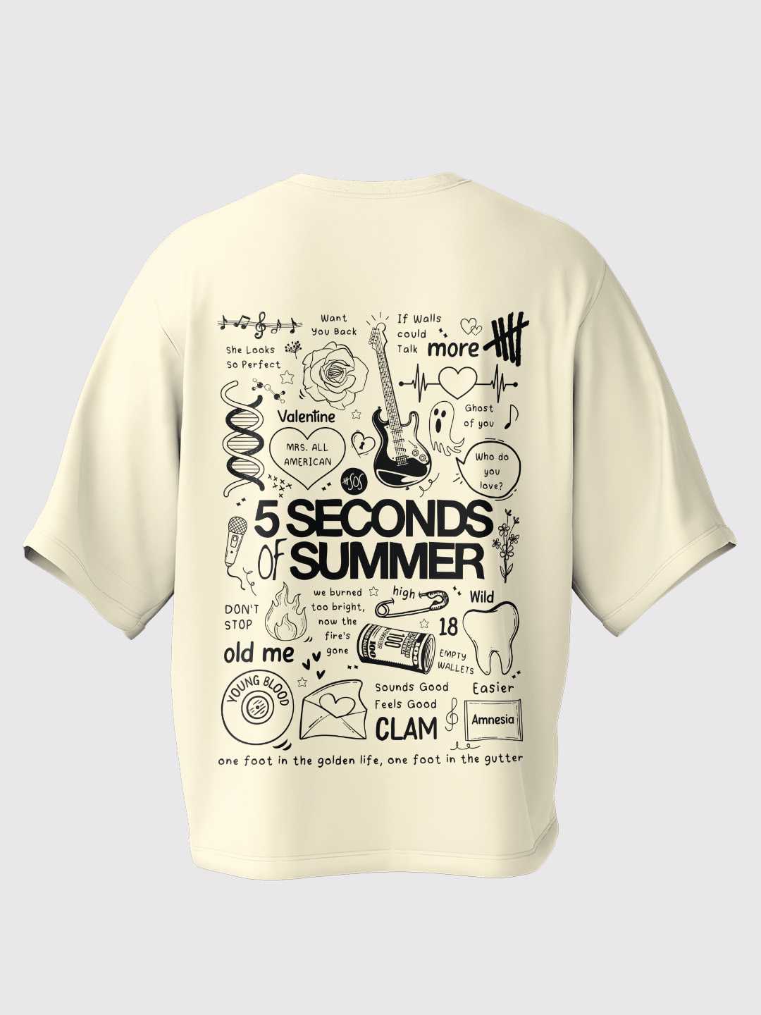 5 Seconds of Summer Oversized Unisex Tee