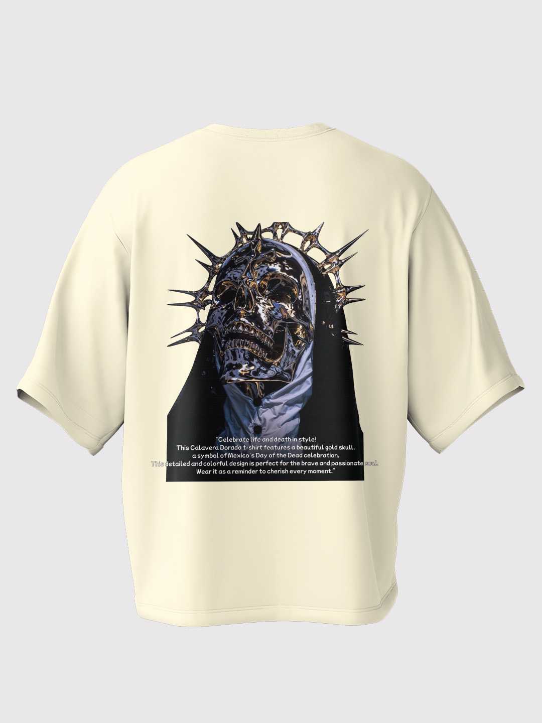 Calavera Dorada Oversized Tee