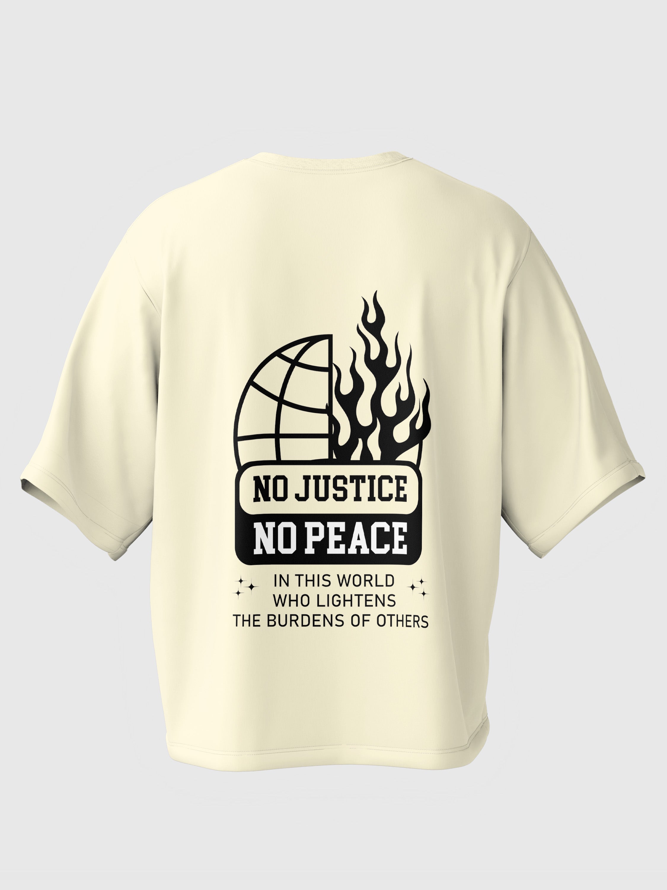 No Justice No Peace Oversized Tee