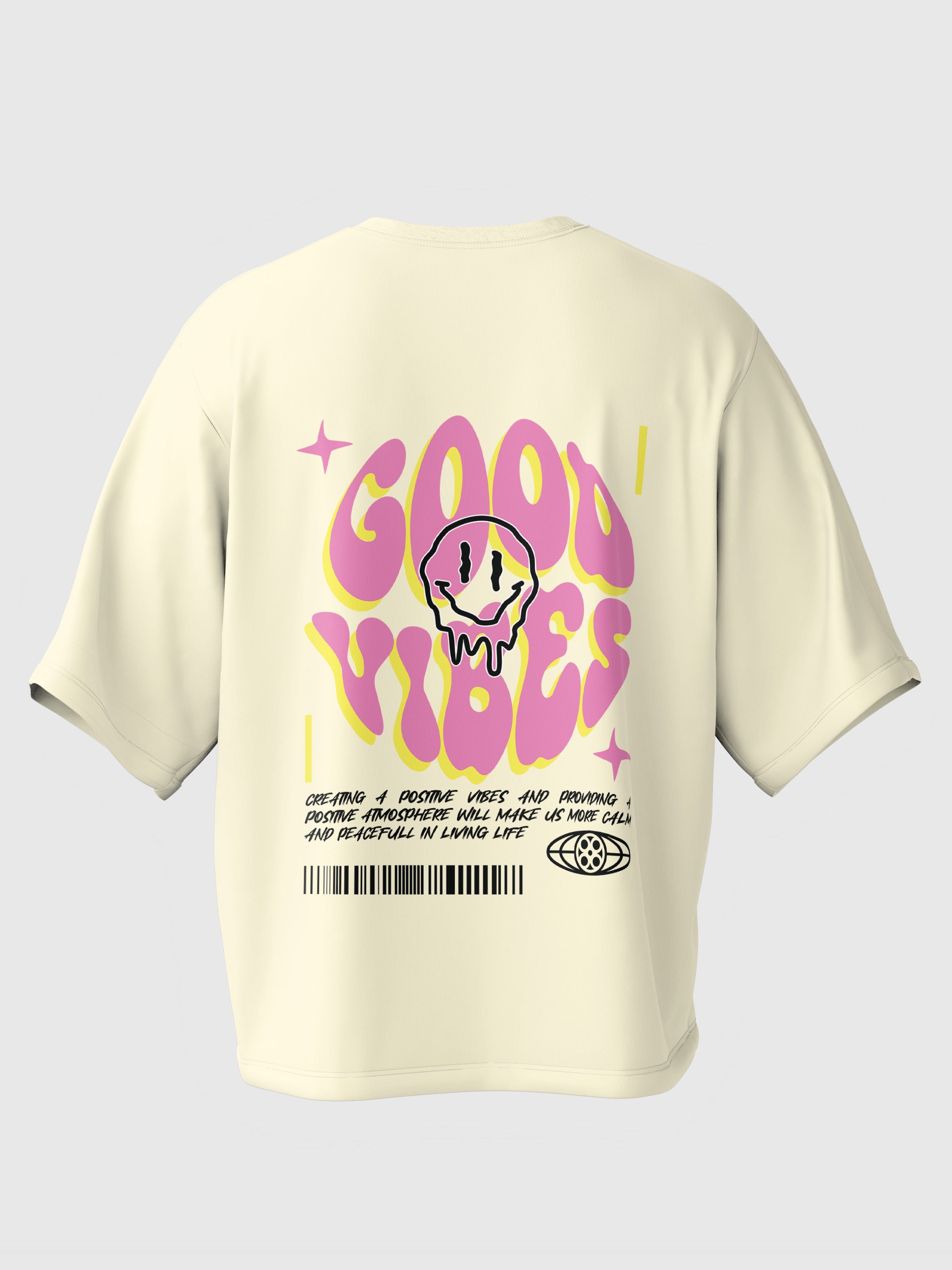 Good Vibes Oversized Tee