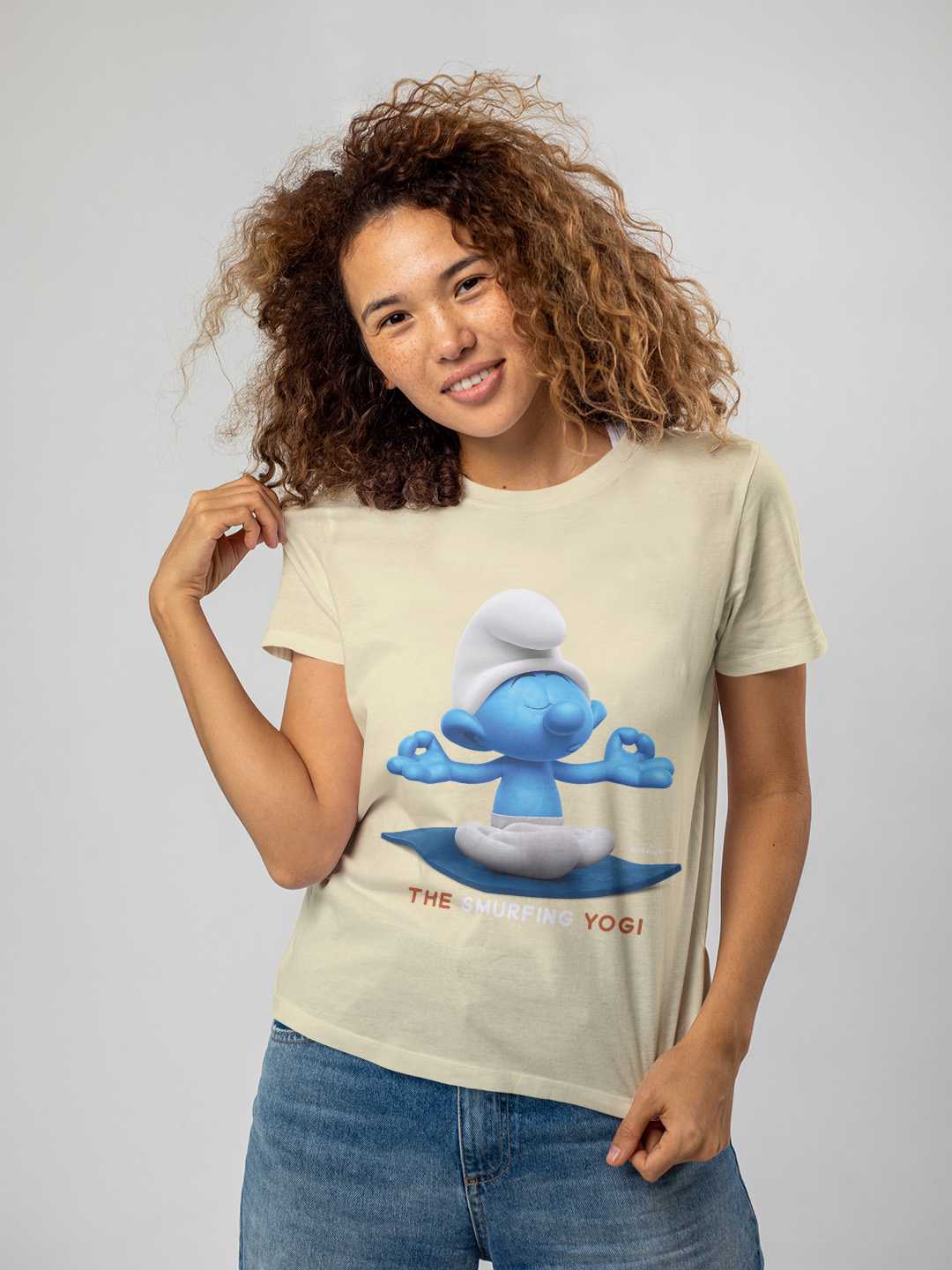 The Smurfing Yogi Regular Graphic Tee