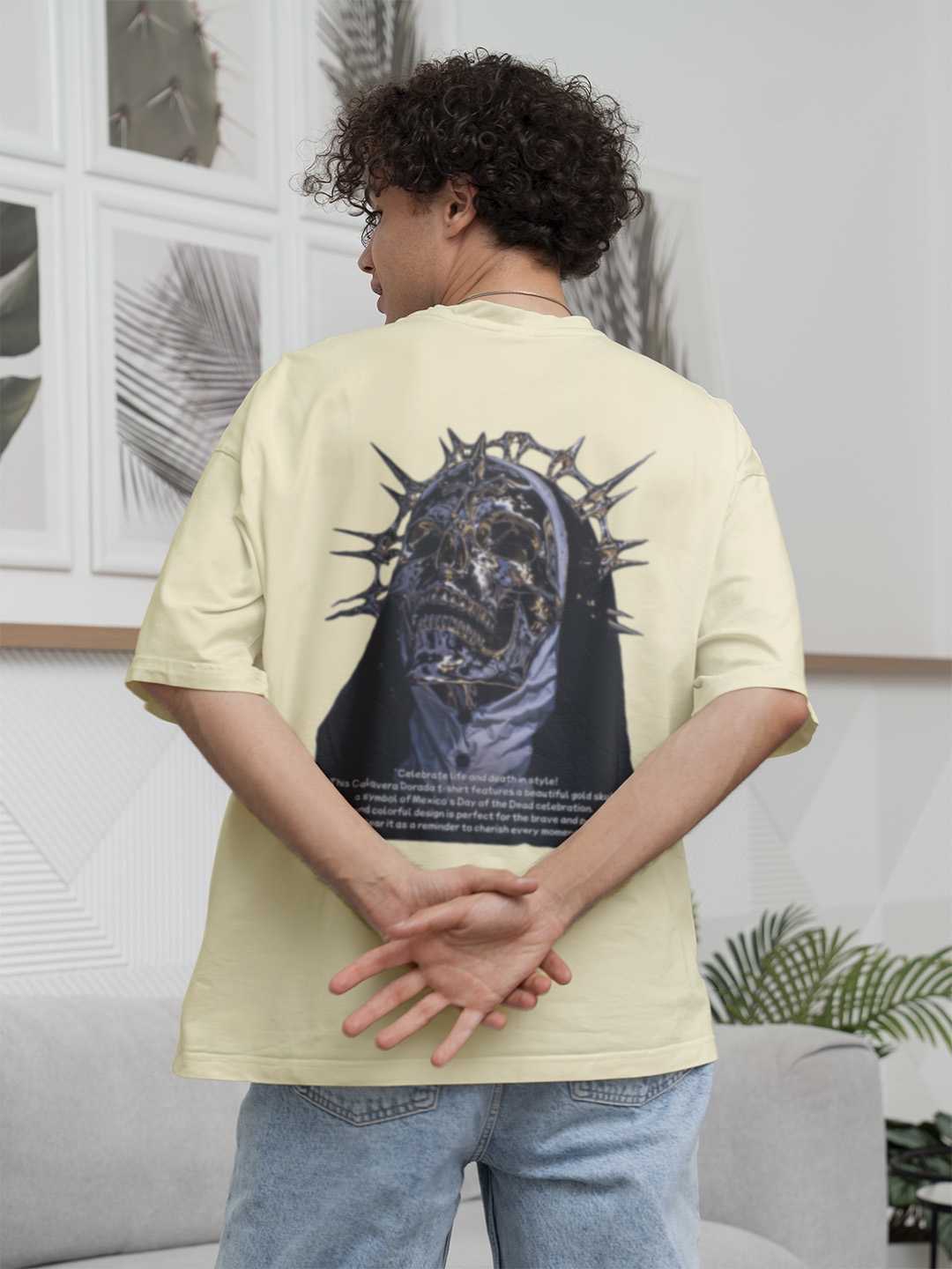 Calavera Dorada Oversized Tee