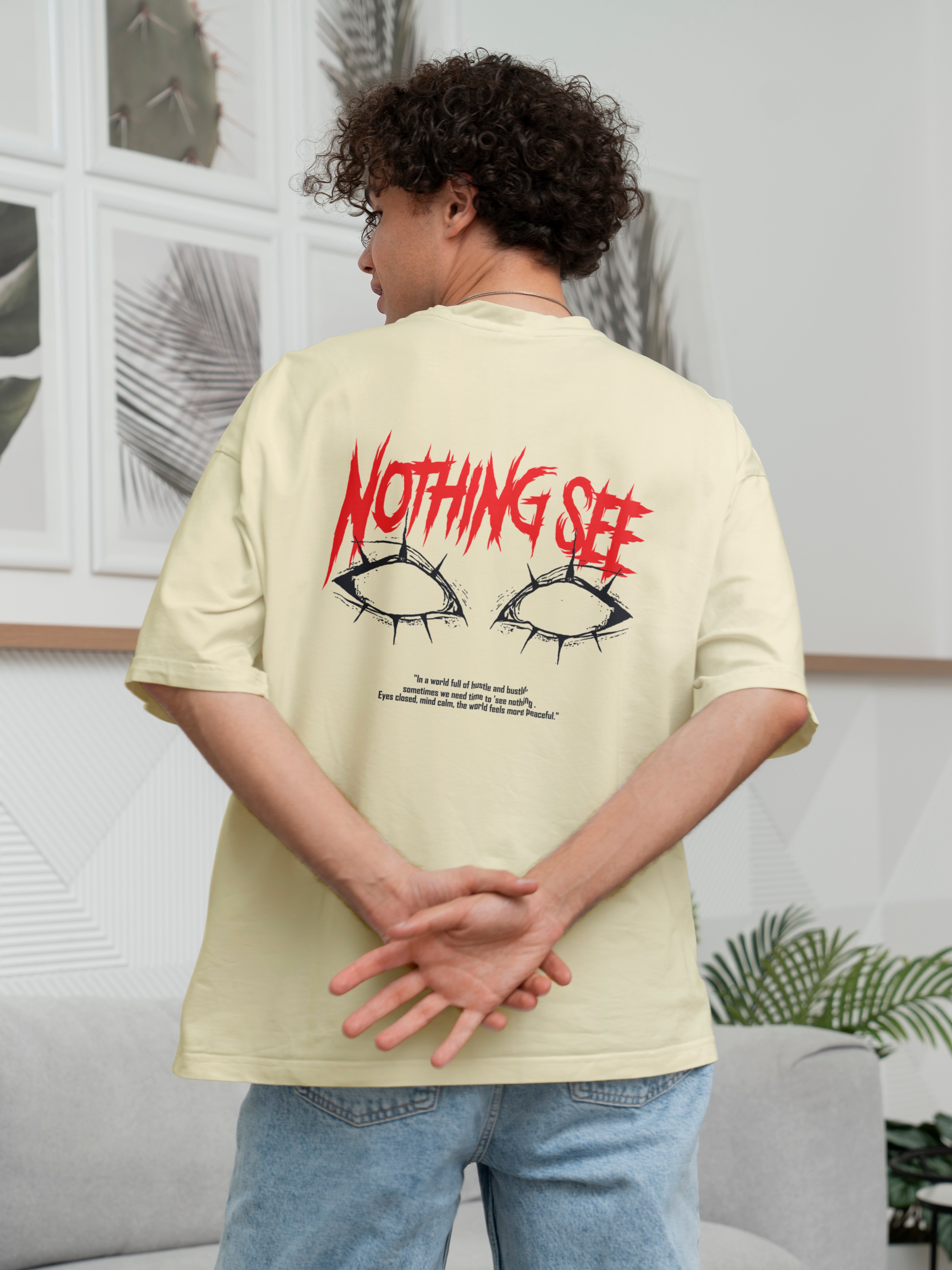 Nothing See Oversized Tee