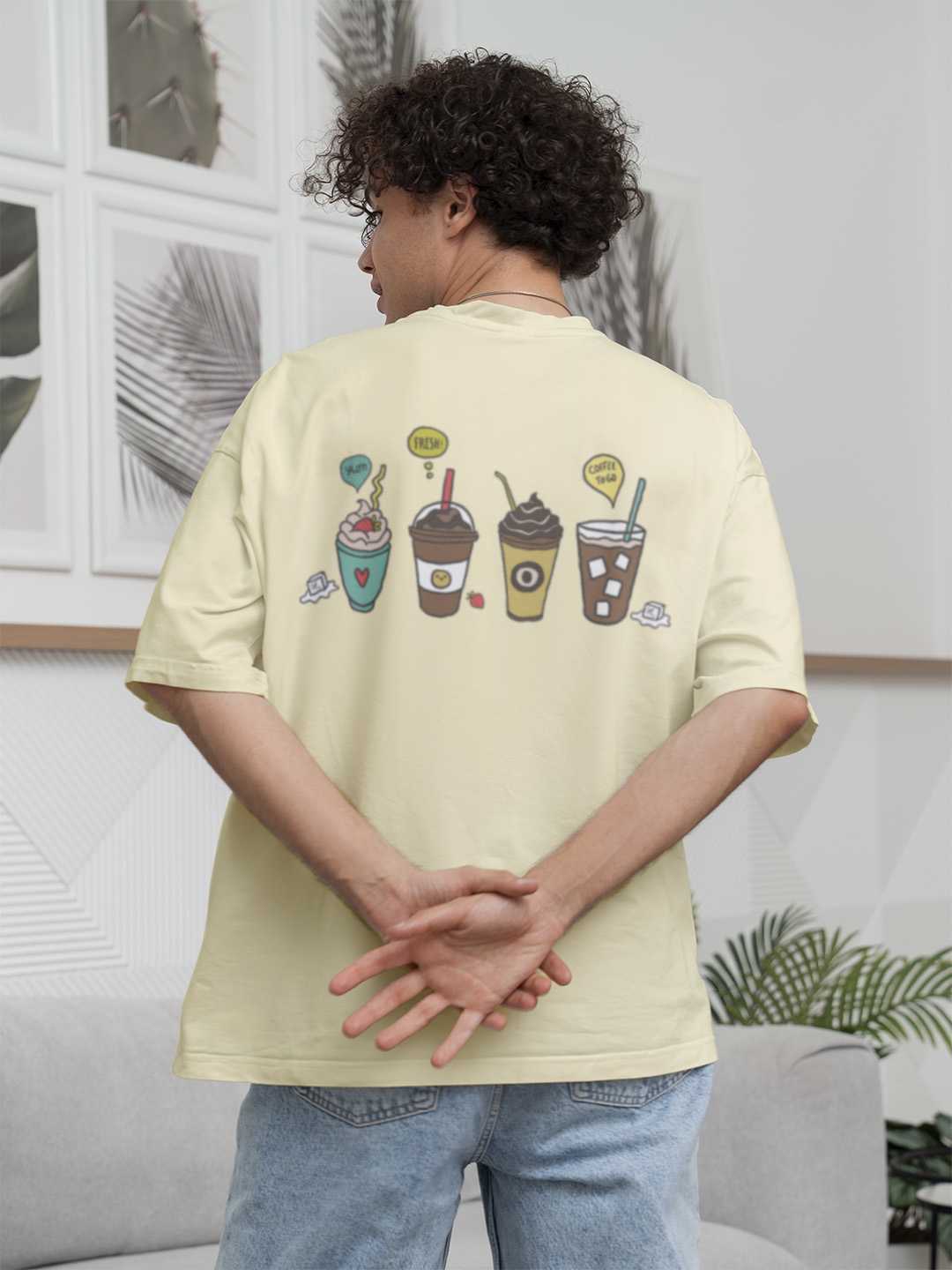Coffee Helps Oversized Tee
