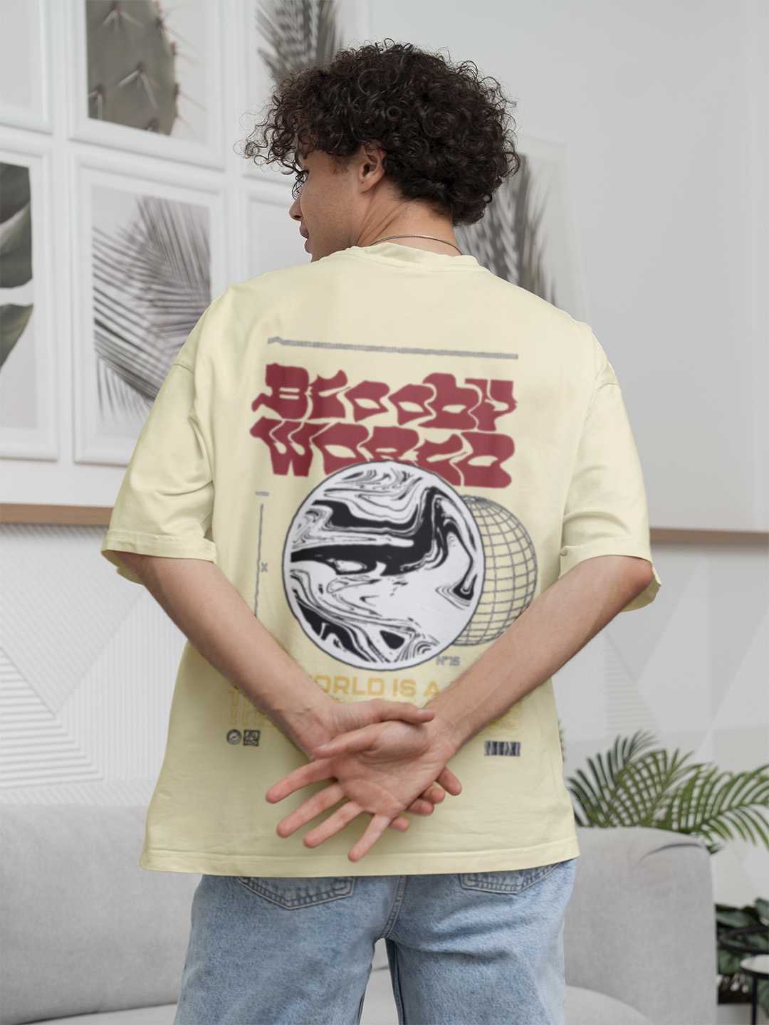 Bloody World Oversized Tee