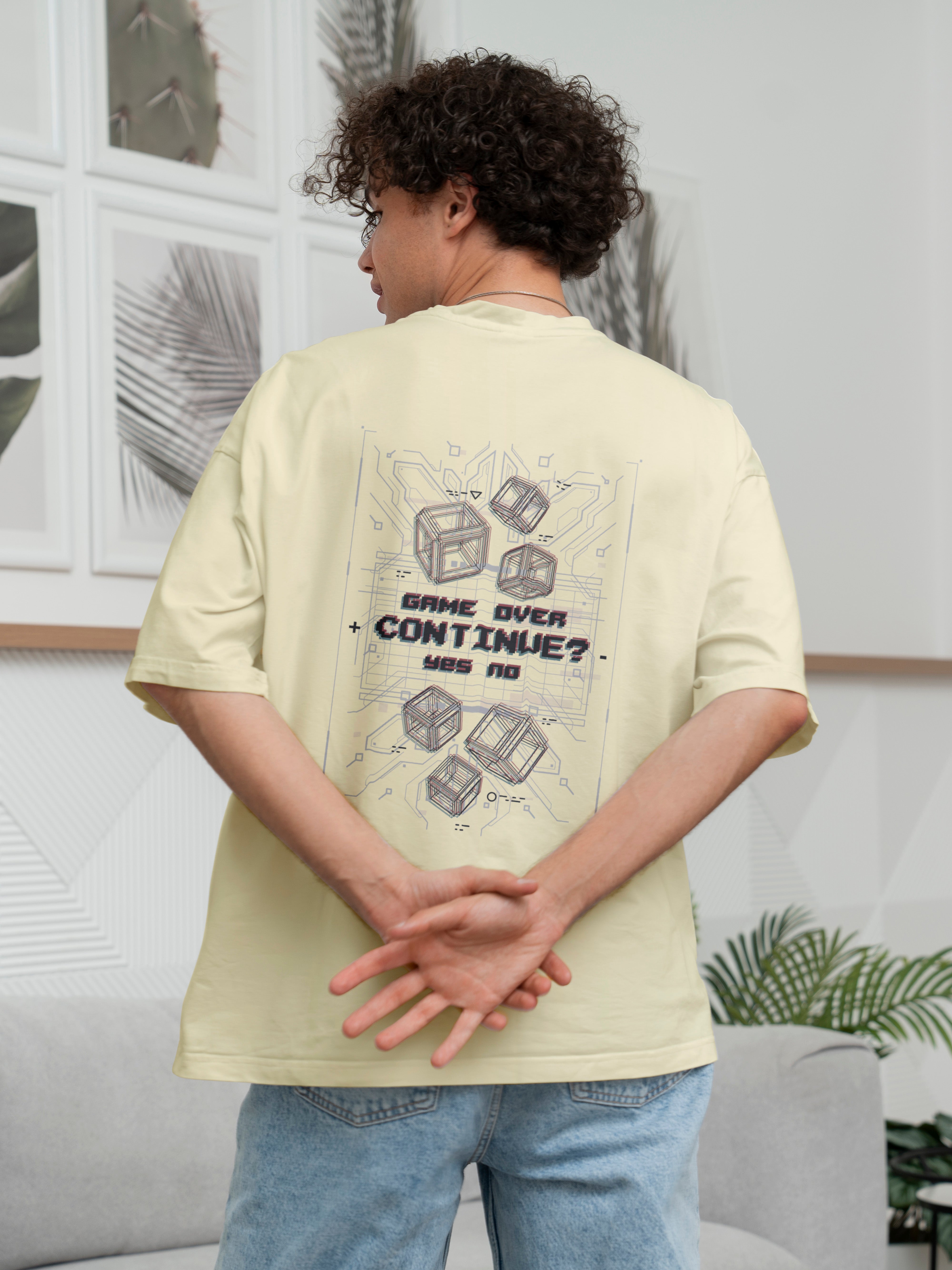 Game Mode On Oversized Tee