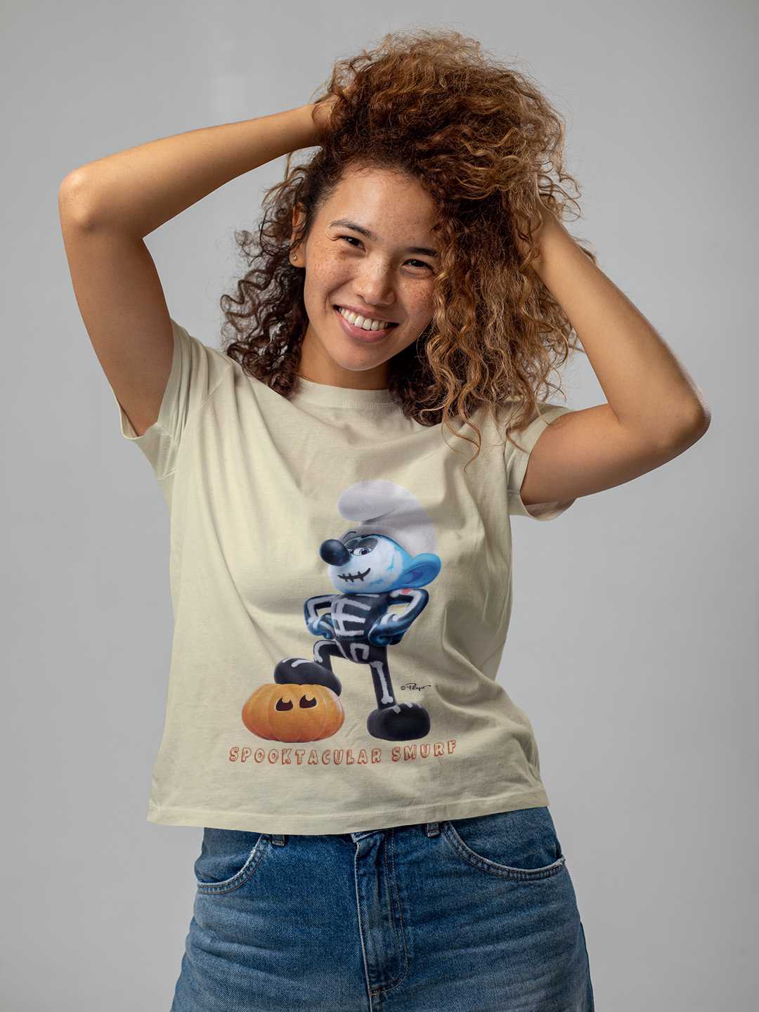 Spooktacular Smurf Regular Graphic Tee