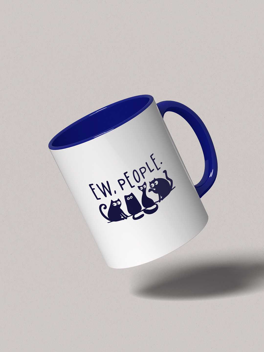 Ew People Graphic Printed Ceramic Mug