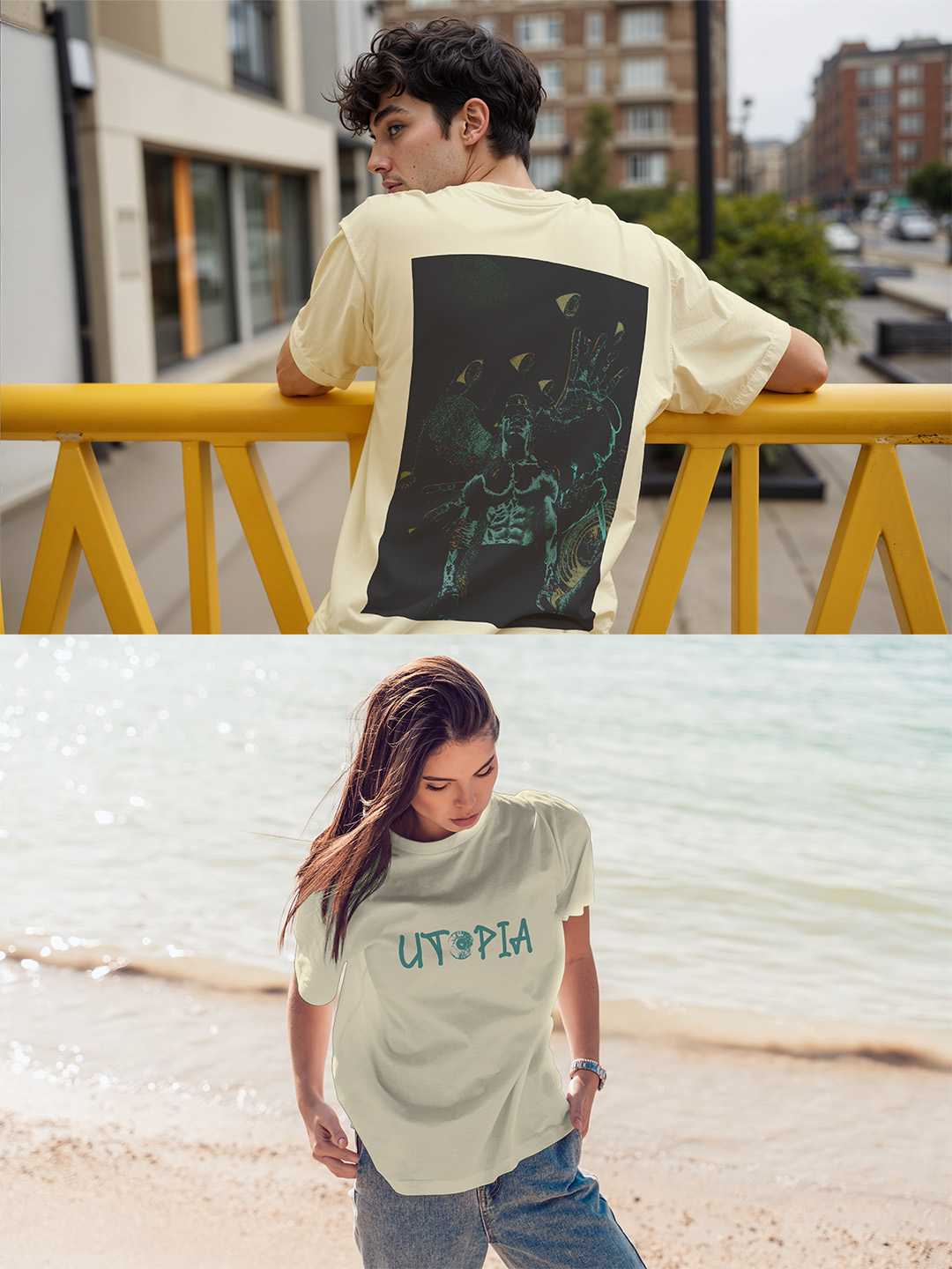 Utopia - Travis Scott Oversized Unisex Tees