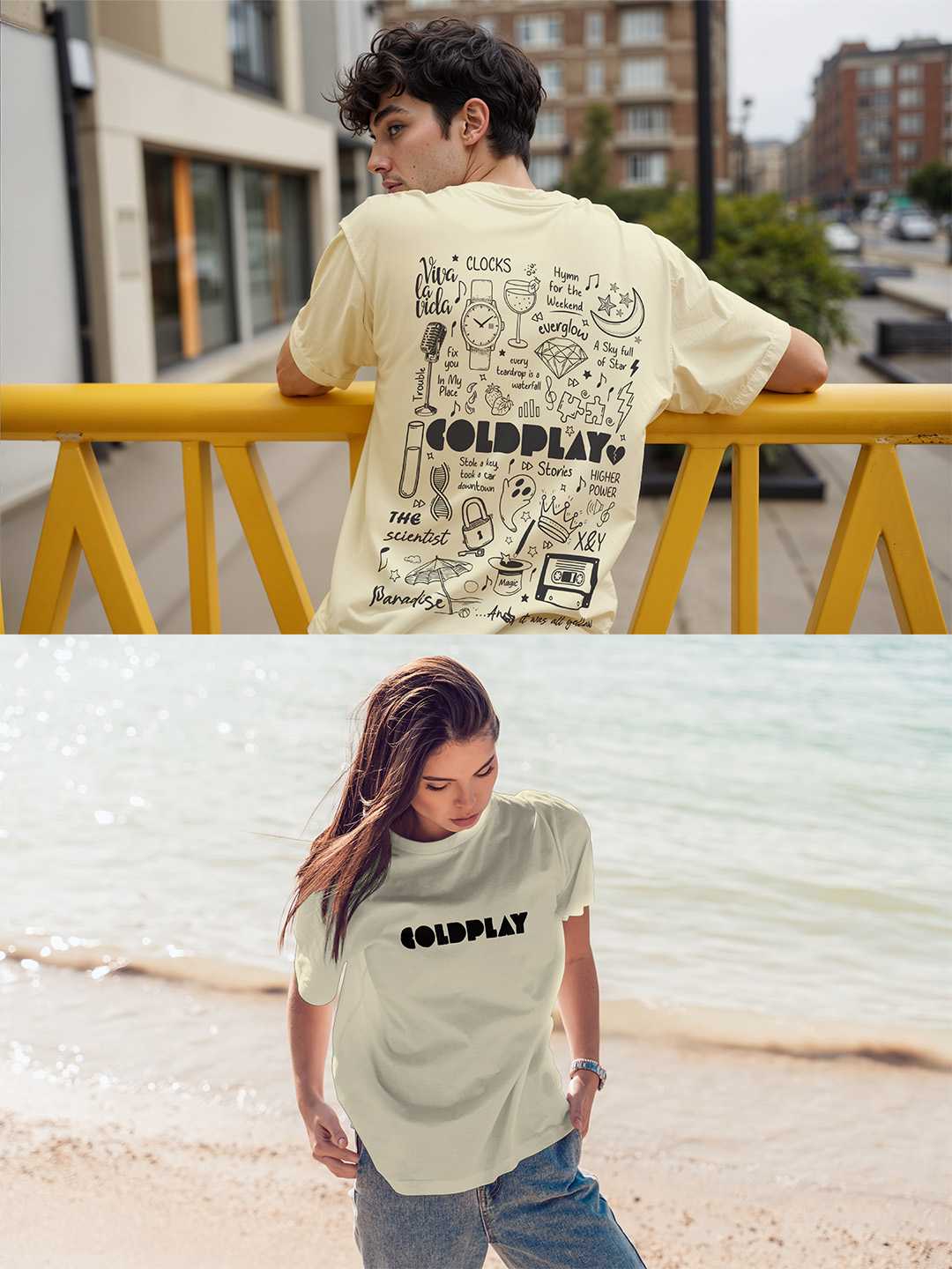 Coldplay Oversized Unisex Tee