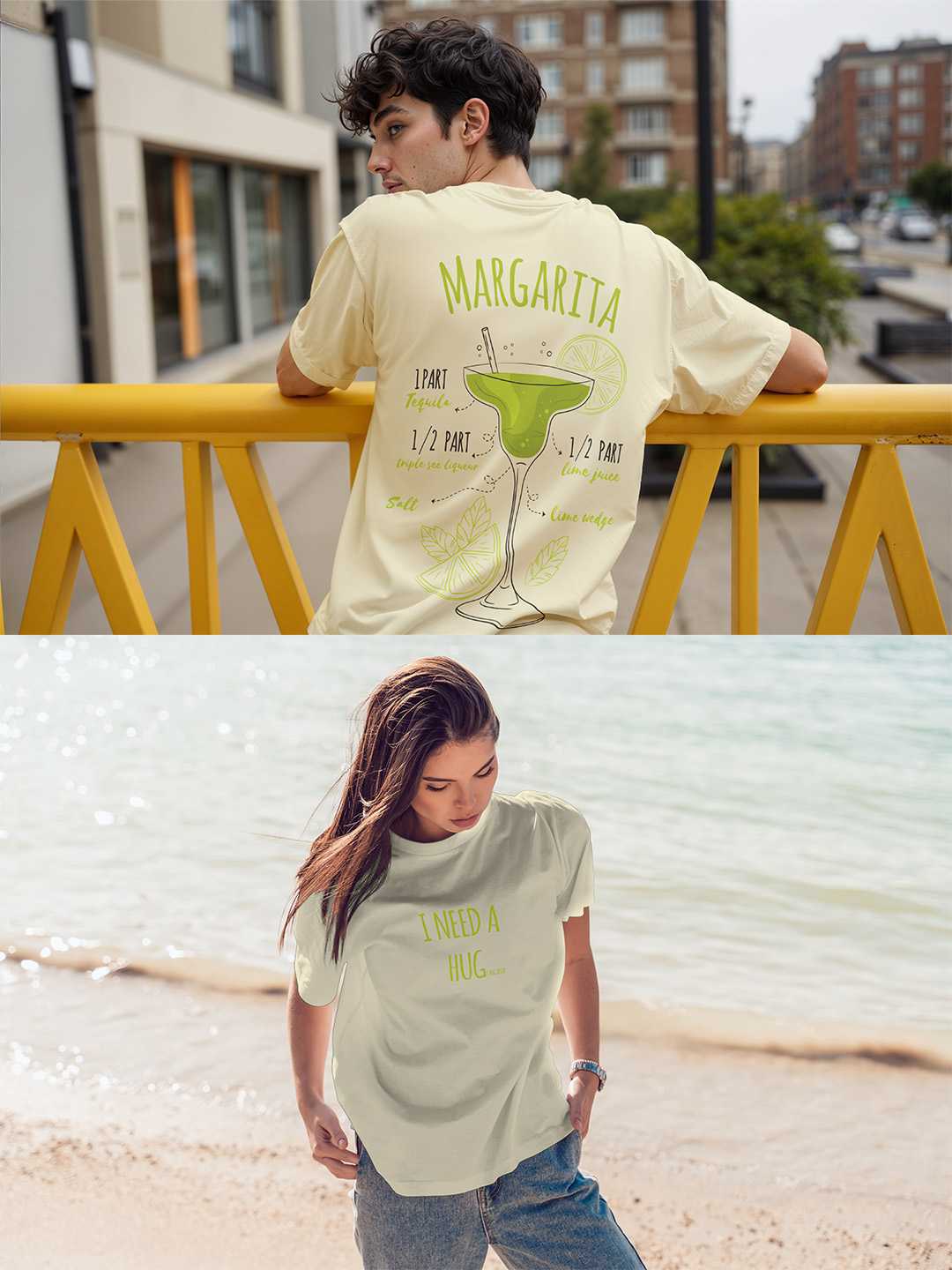 I Need A Huge Margarita Oversized Tee