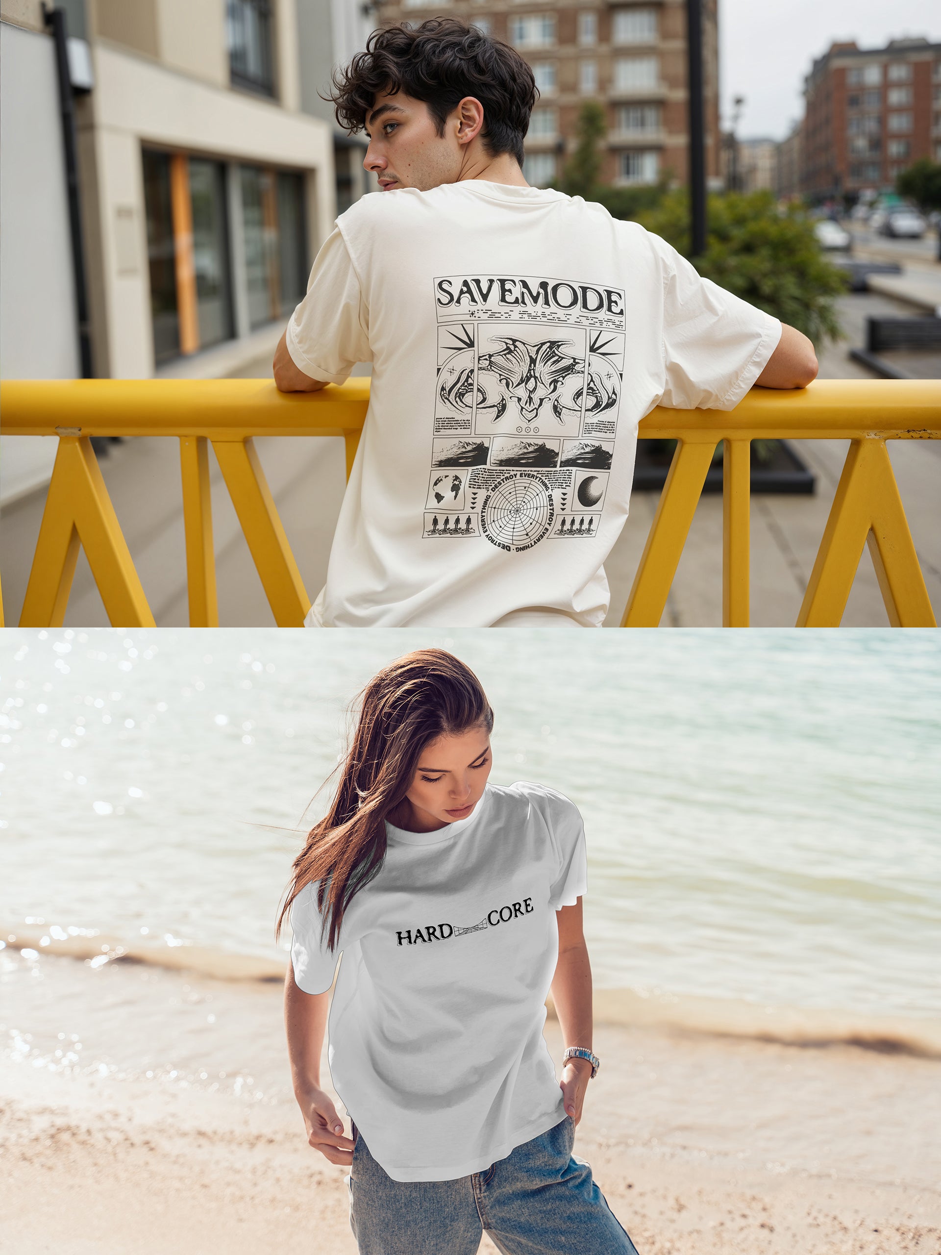 Hardcore Savemode Oversized Tee