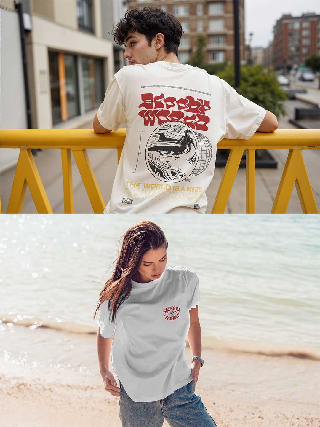 Bloody World Oversized Tee