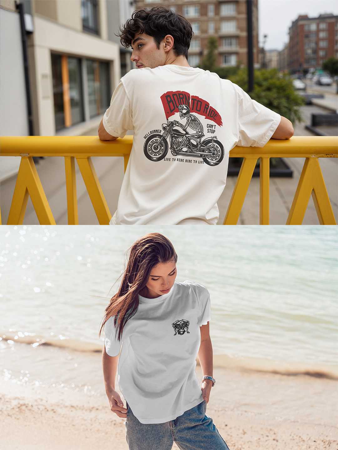 Born to Ride Oversized Tee