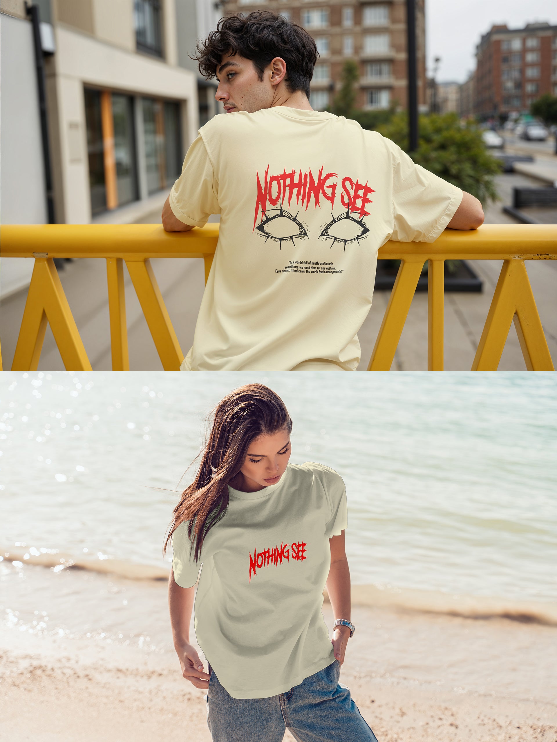 Nothing See Oversized Tee