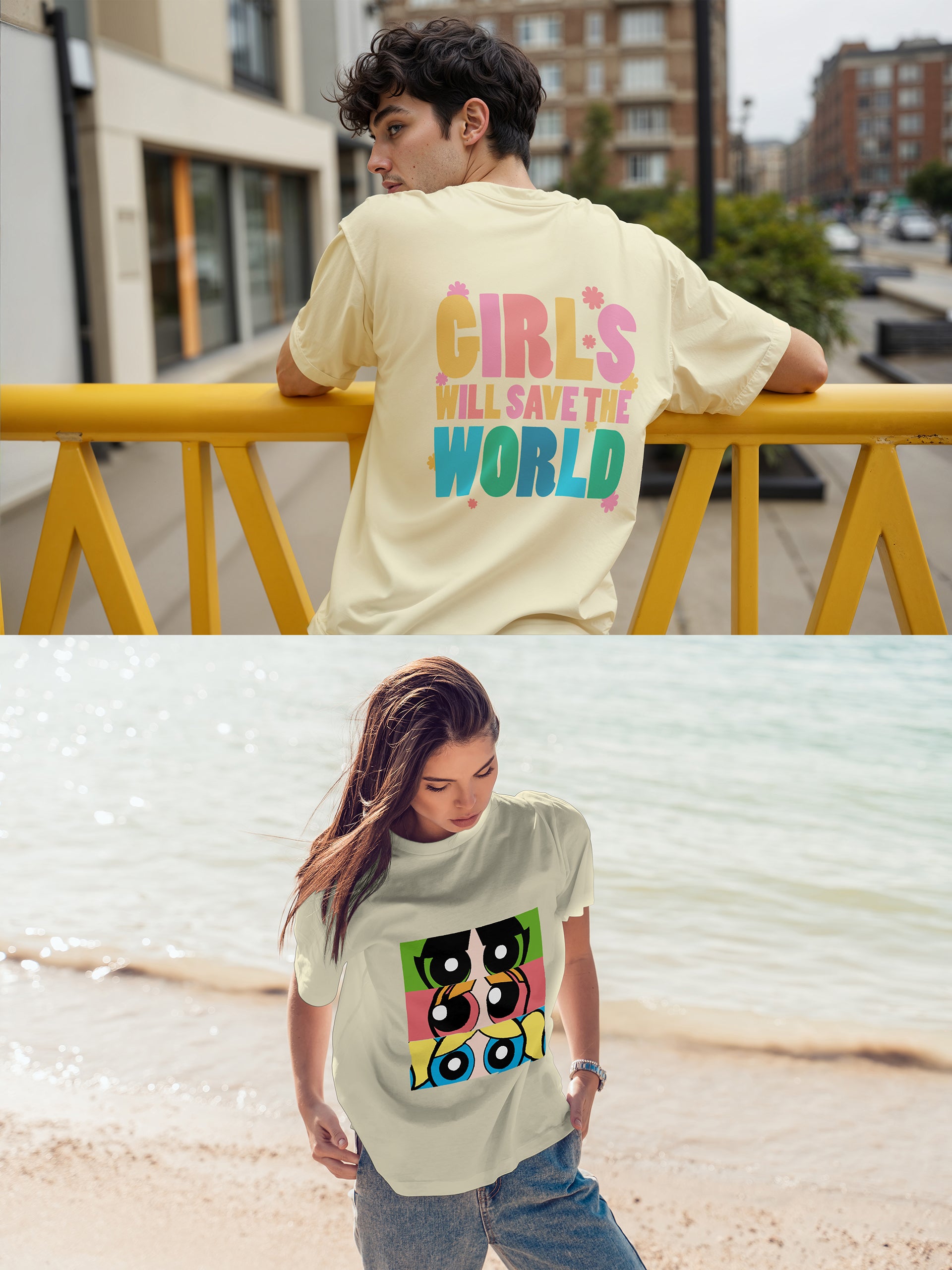The Powerpuff Girls Oversized Tee
