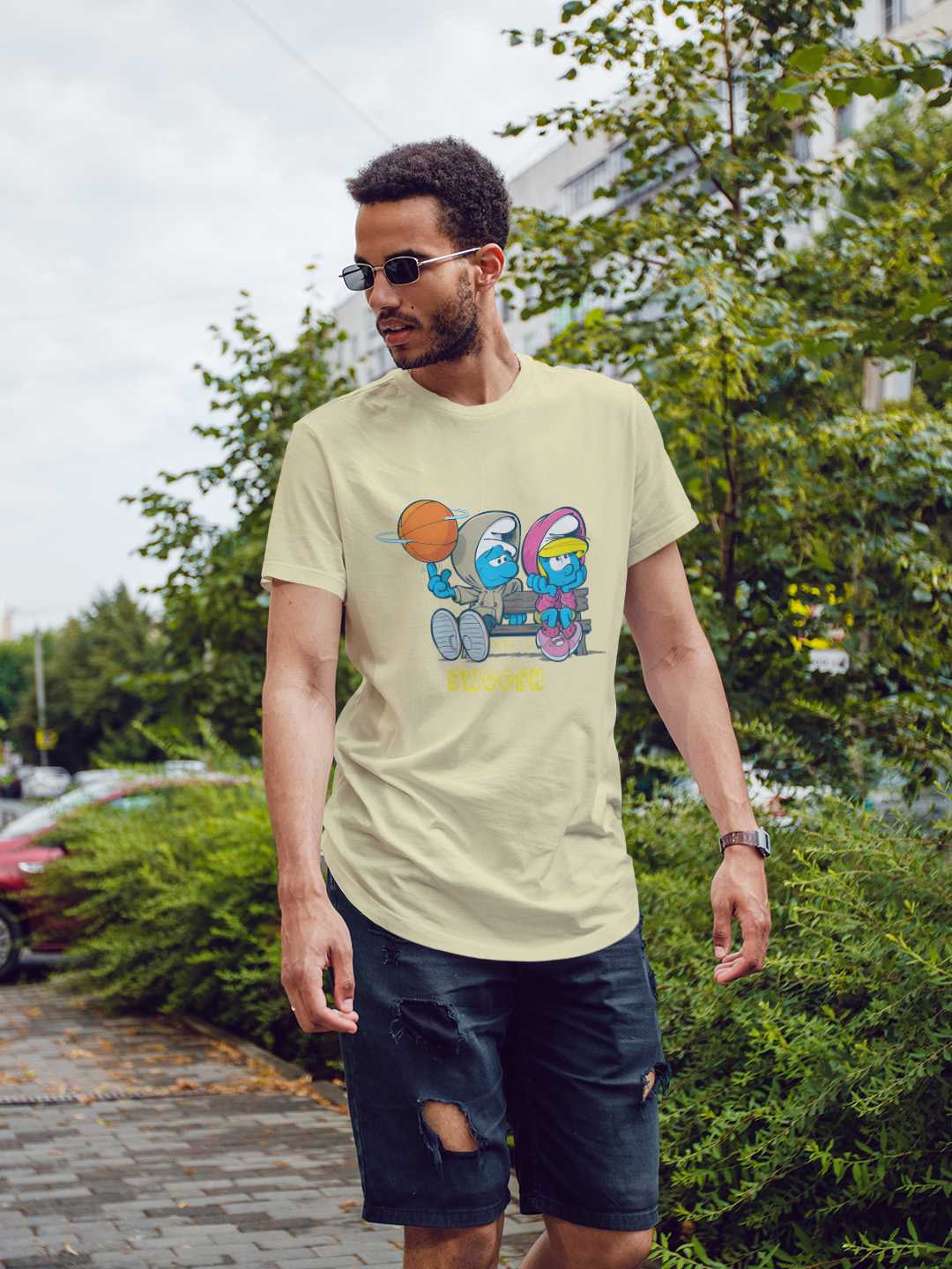 Swooosh Smurf Regular Graphic Tee