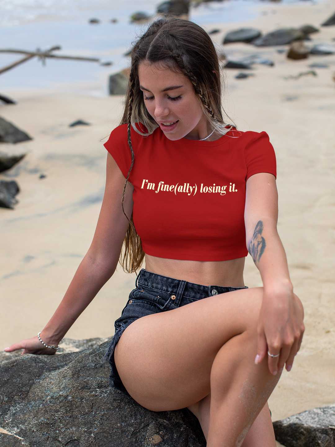 Finally Loving It Graphic Baby Tee