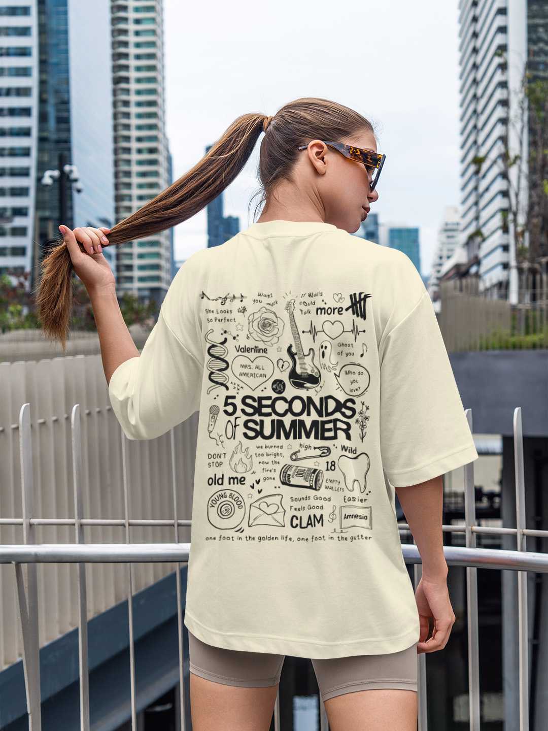 5 Seconds of Summer Oversized Unisex Tee