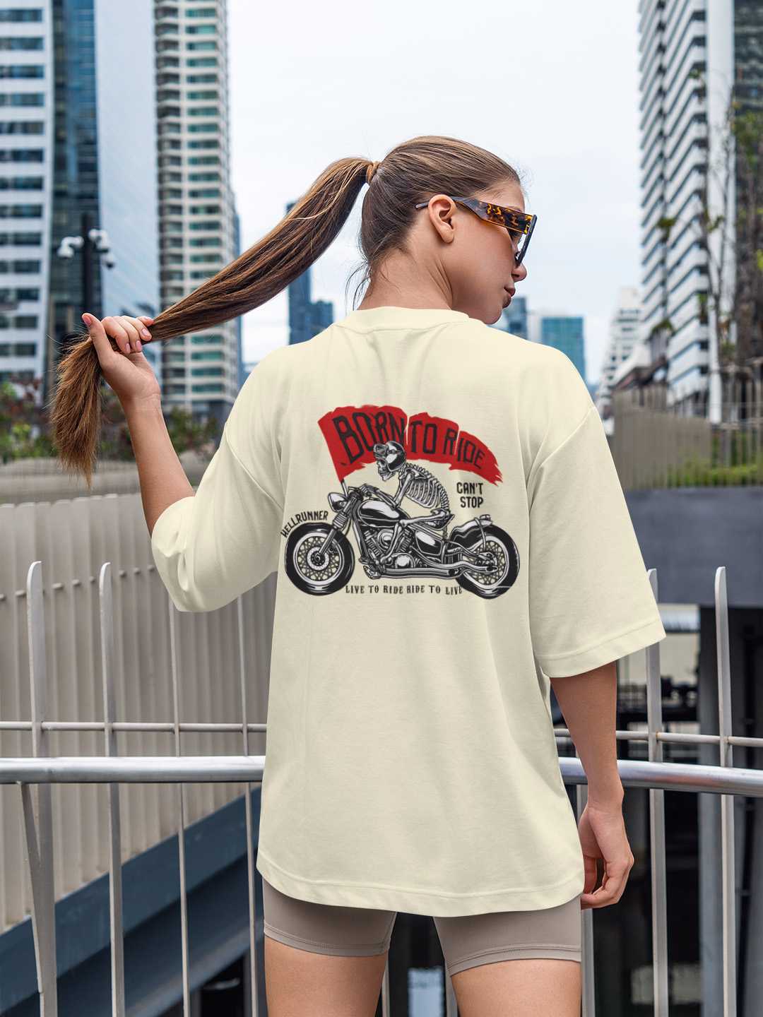 Born to Ride Oversized Tee