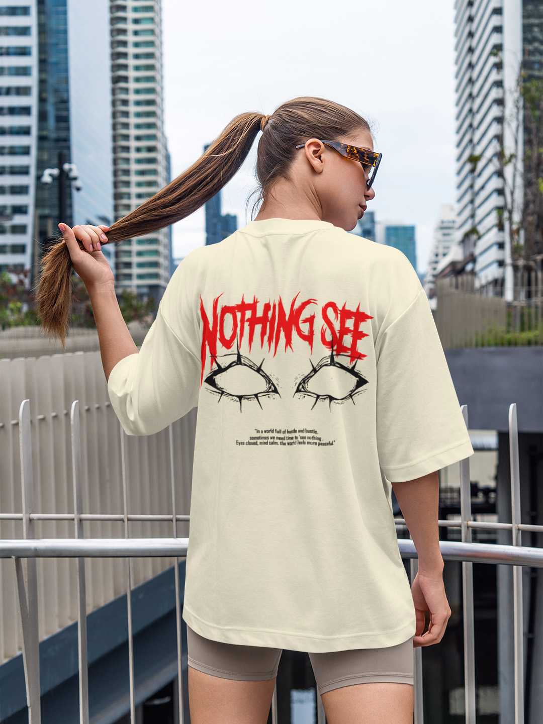 Nothing See Oversized Tee