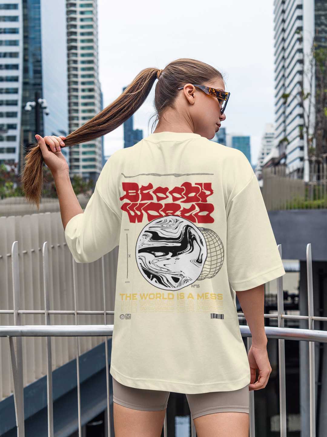 Bloody World Oversized Tee