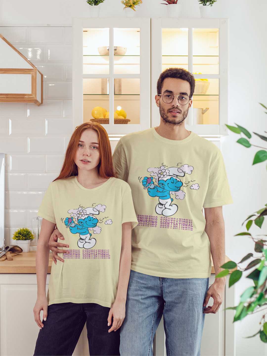 Scentsational Smurfs Regular Graphic Tee