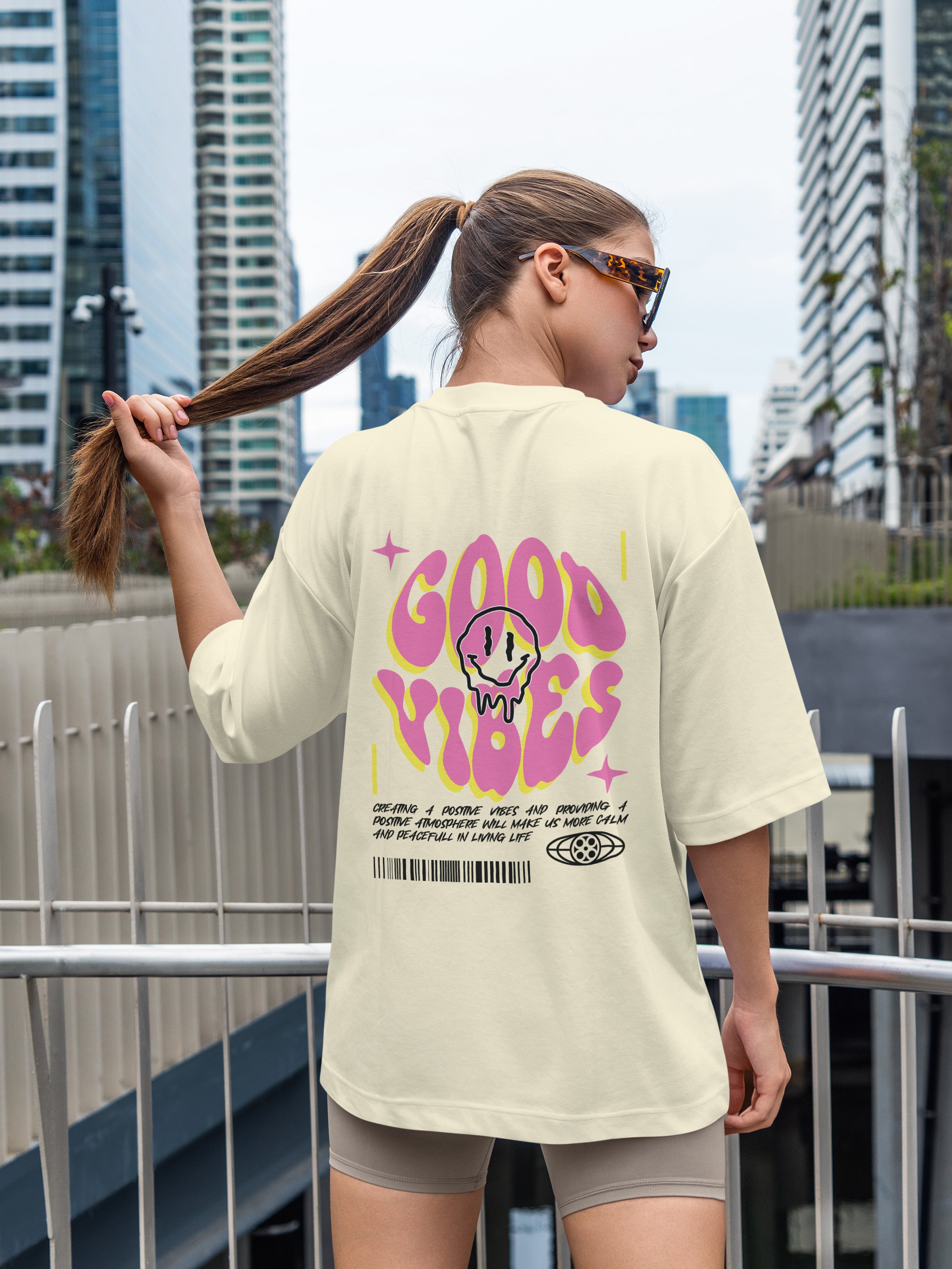 Good Vibes Oversized Tee