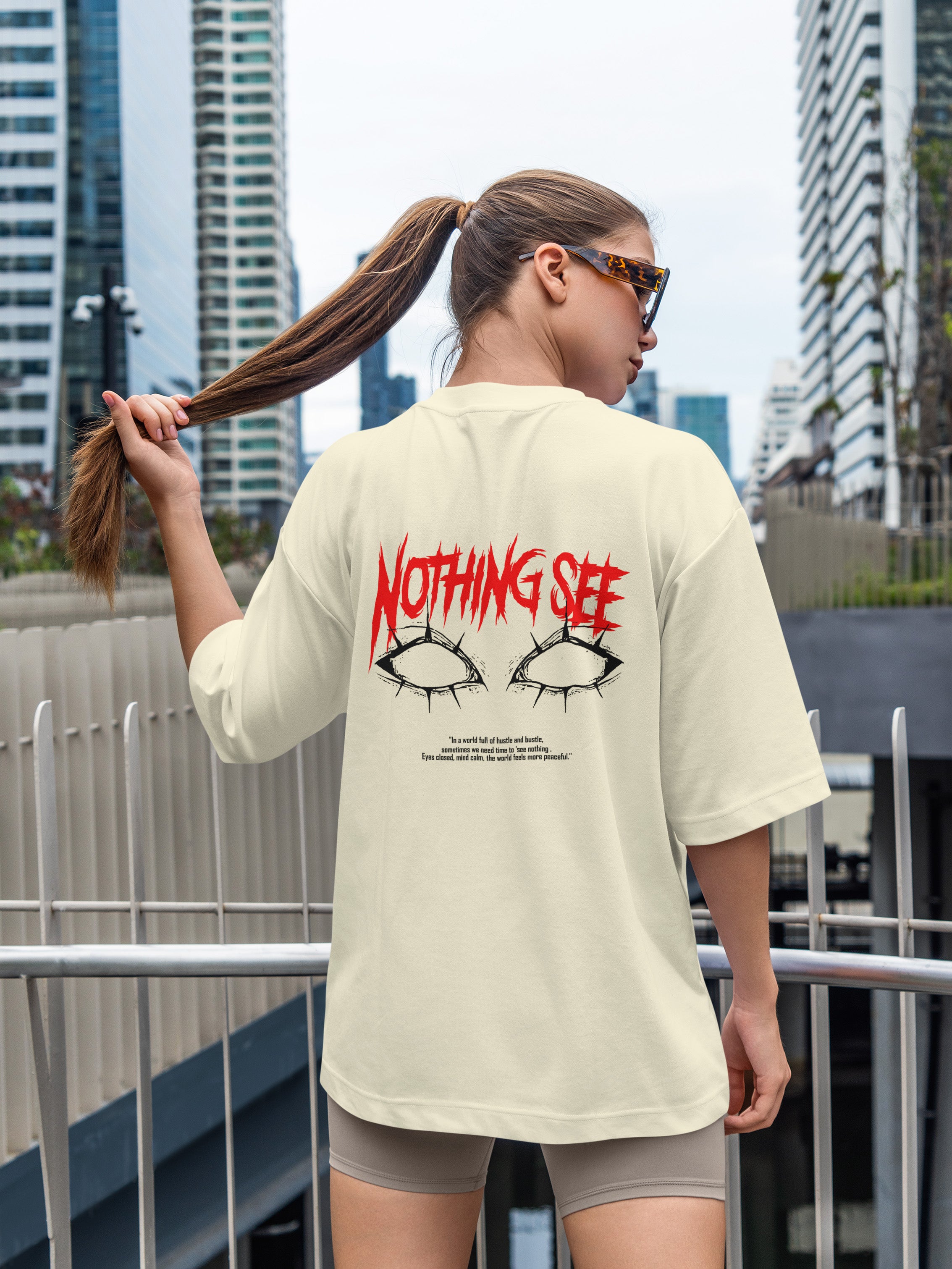 Nothing See Oversized Tee