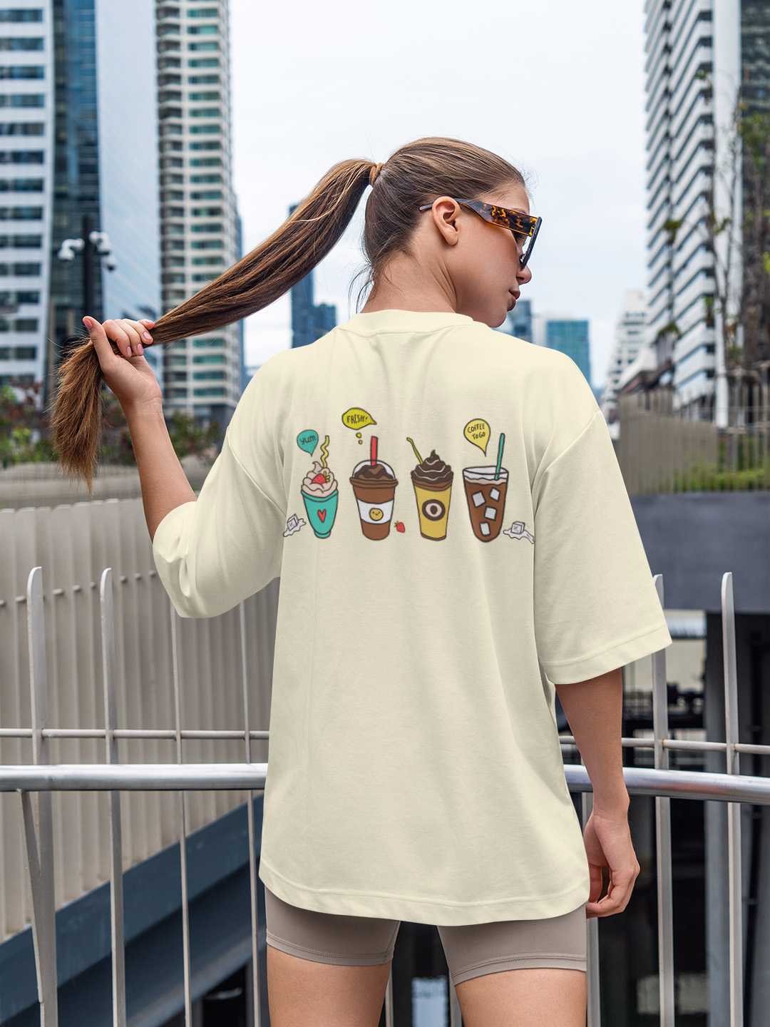 Coffee Helps Oversized Tee