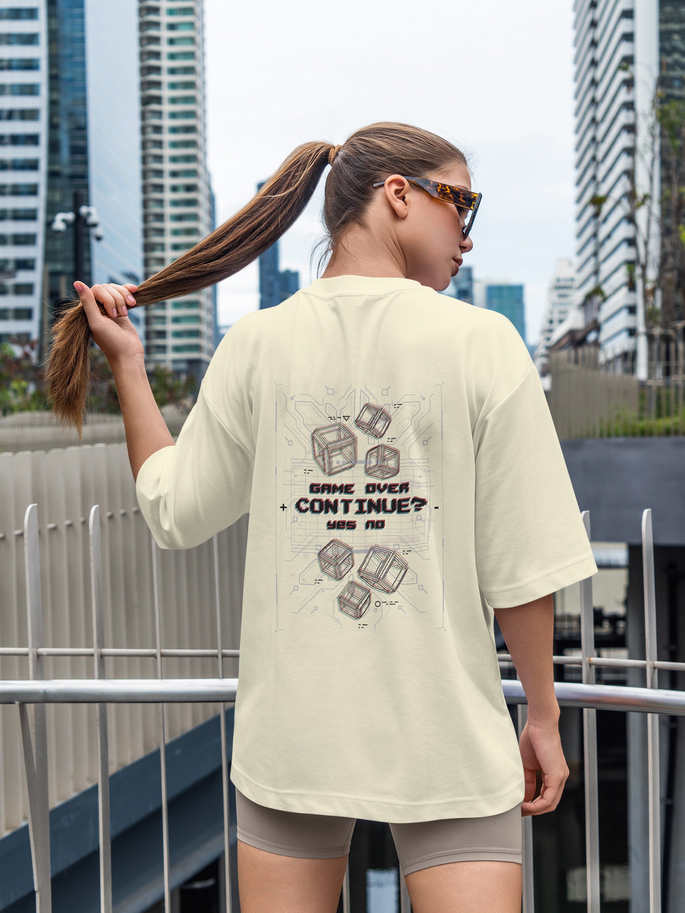 Game Mode On Oversized Tee