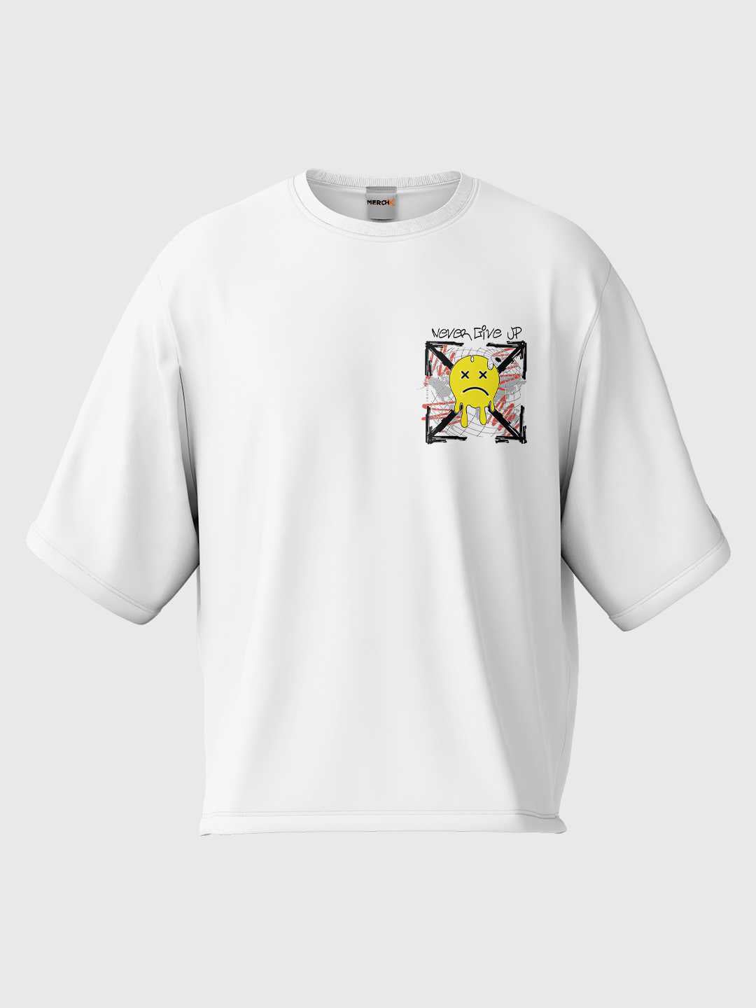 Never Give up Oversized Tee