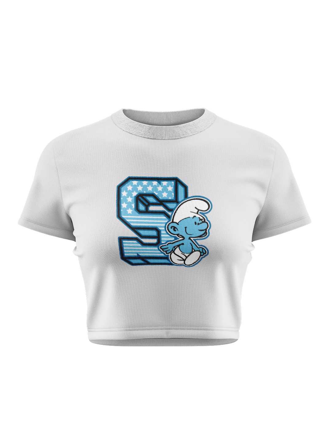 S for Smurf Graphic Baby Tee