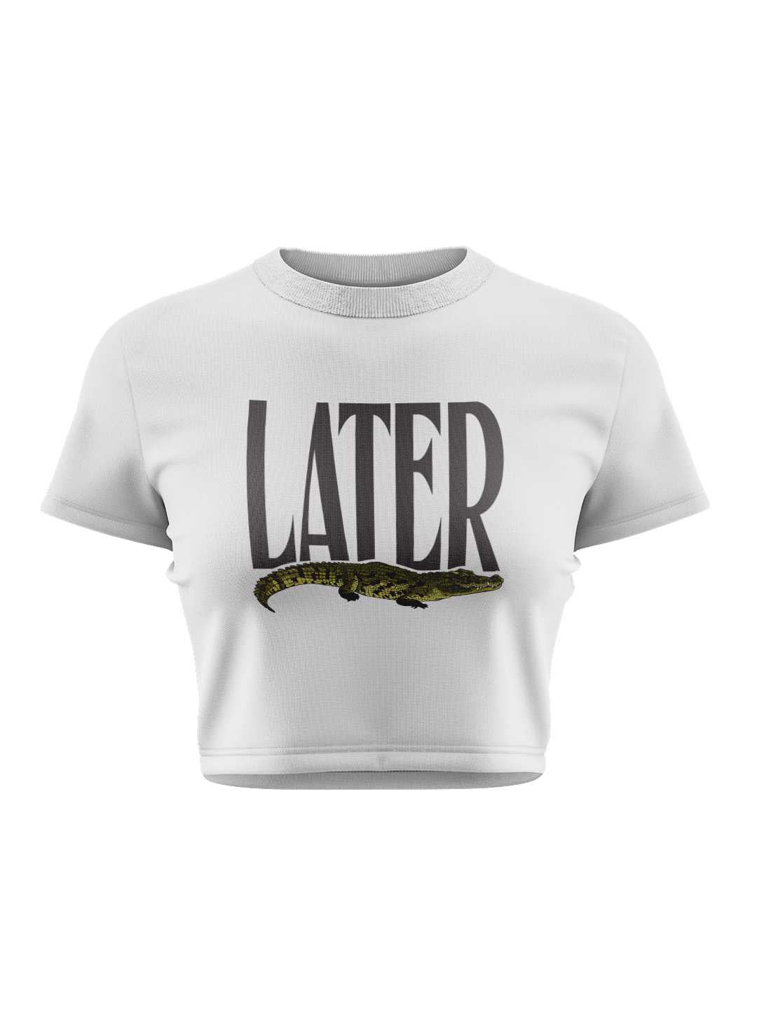 Later Aligator Graphic Baby Tee