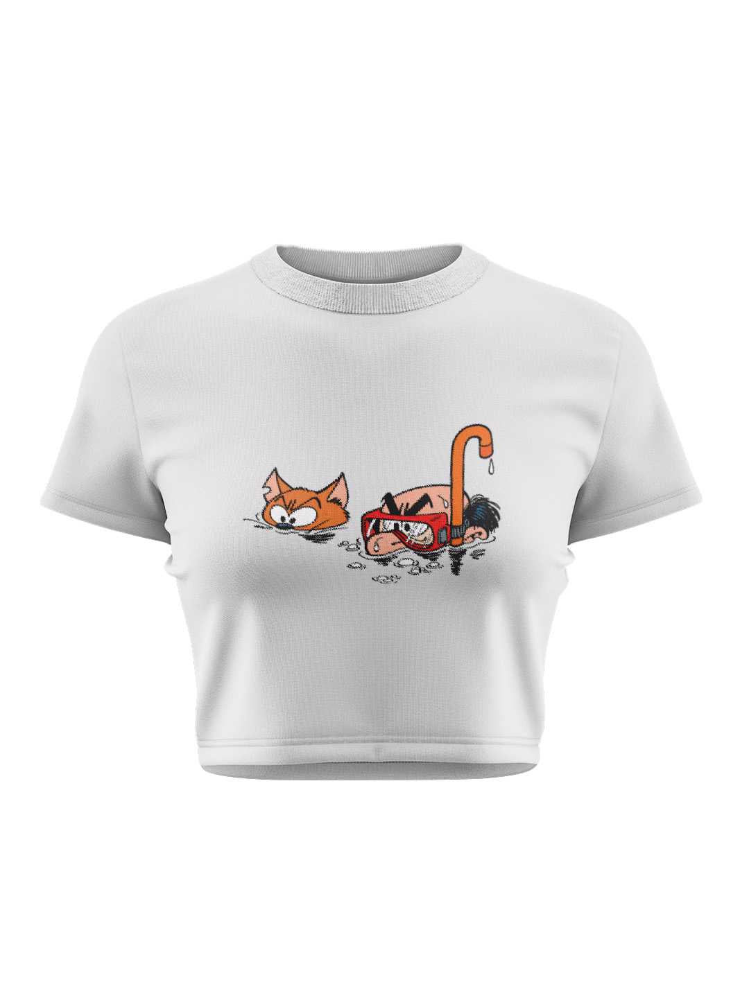 Azreal & Gargamel Graphic Baby Tee